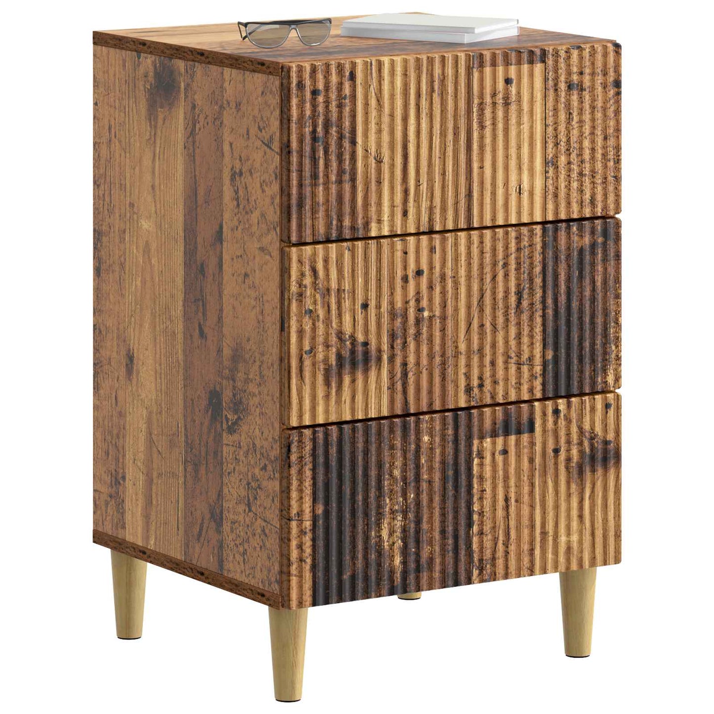 Nattbordskap Gammelt tre 43 x 41 x 66,5 cm Konstruert tre