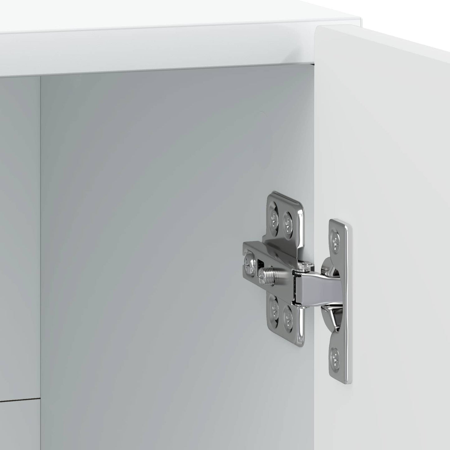 Nattbordskap 2 pcs Hvit 43 x 34,5 x 50 cm Konstruert tre