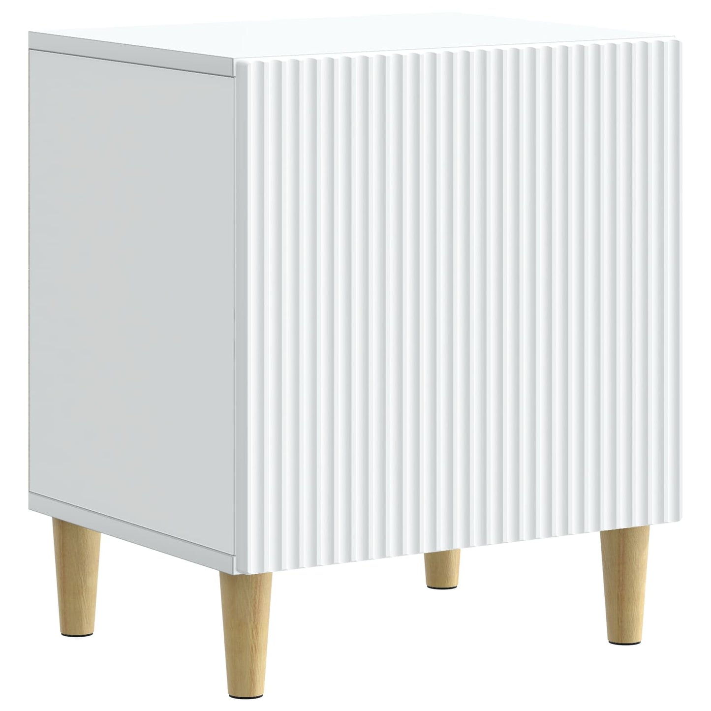 Nattbordskap 2 pcs Hvit 43 x 34,5 x 50 cm Konstruert tre
