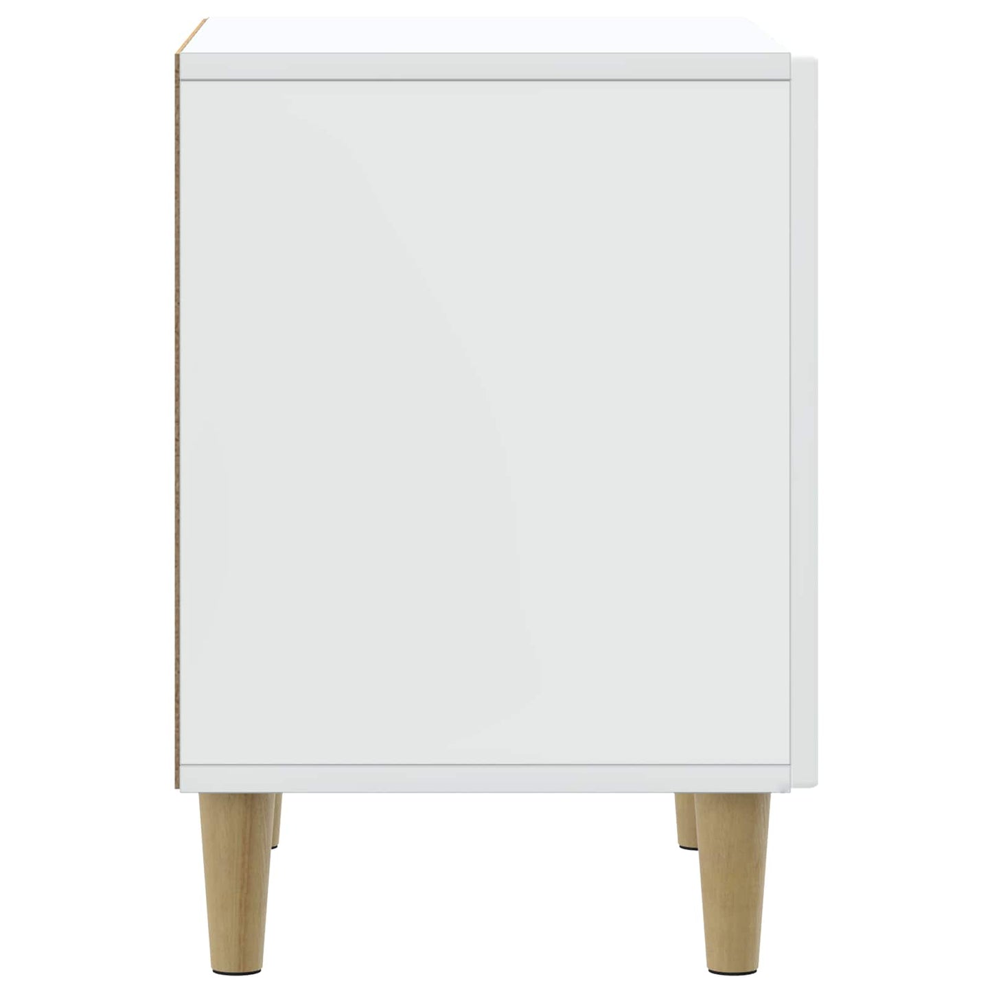 Nattbordskap 2 pcs Hvit 43 x 34,5 x 50 cm Konstruert tre