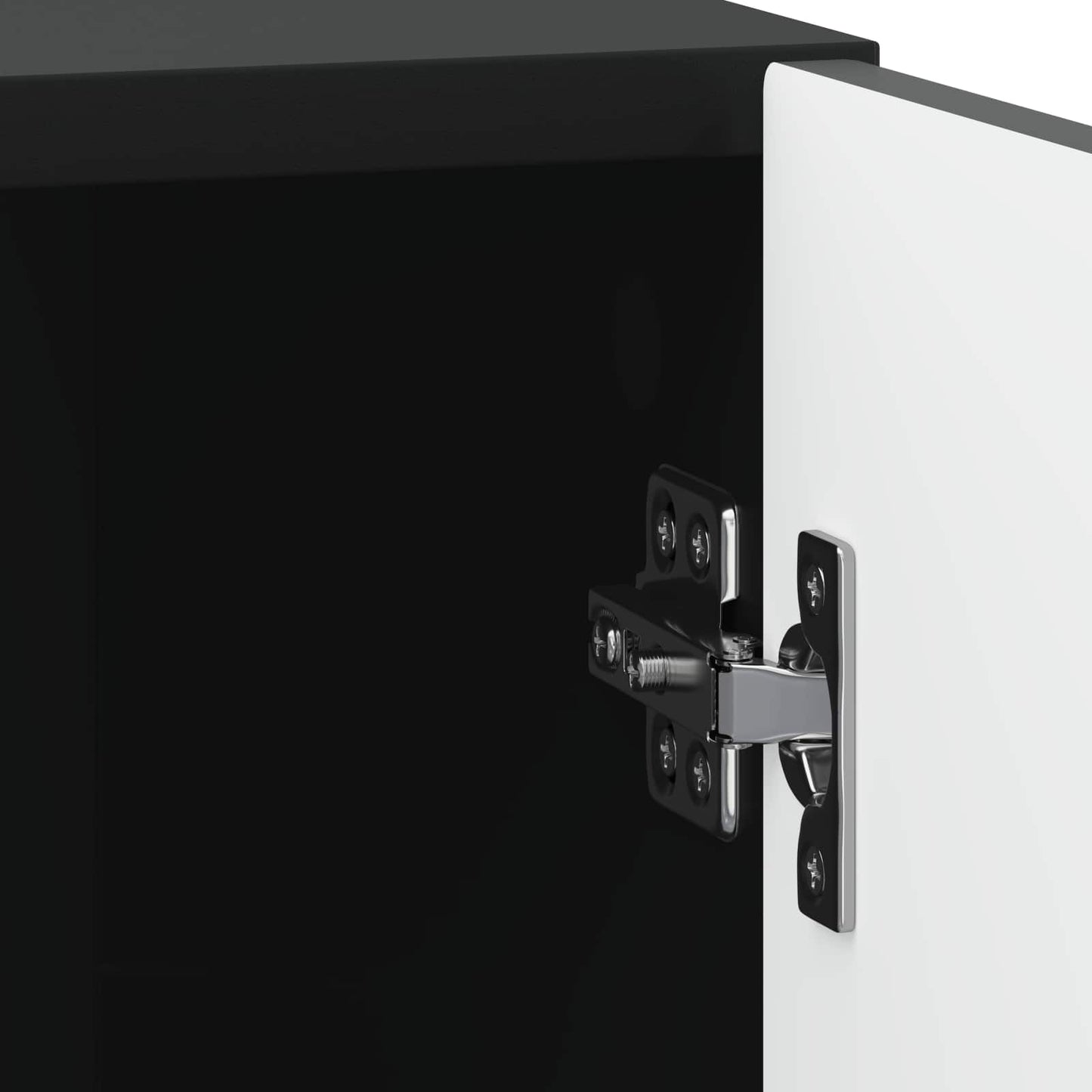 Nattbordskap 2 pcs Svart 43 x 34,5 x 50 cm Konstruert tre