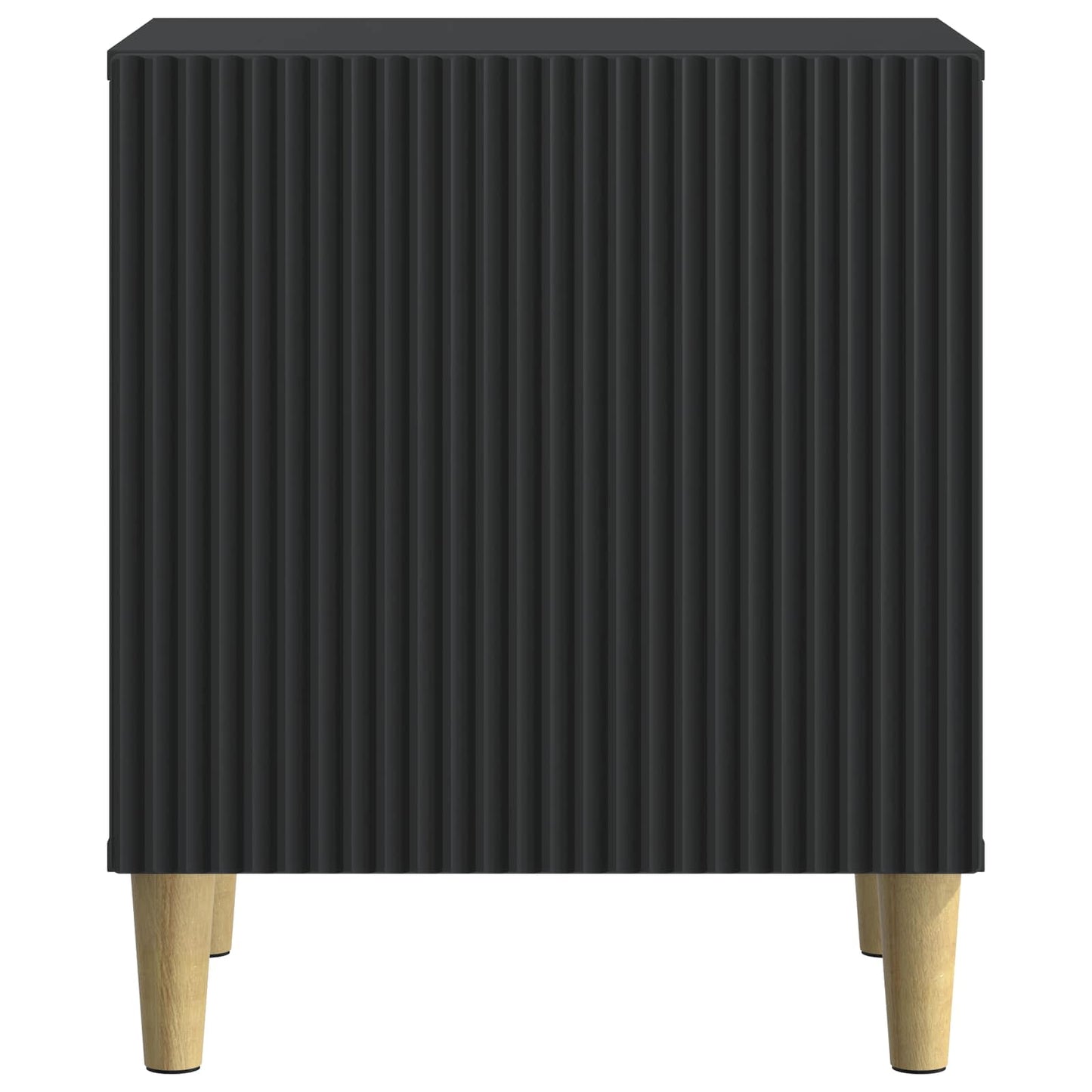 Nattbordskap 2 pcs Svart 43 x 34,5 x 50 cm Konstruert tre
