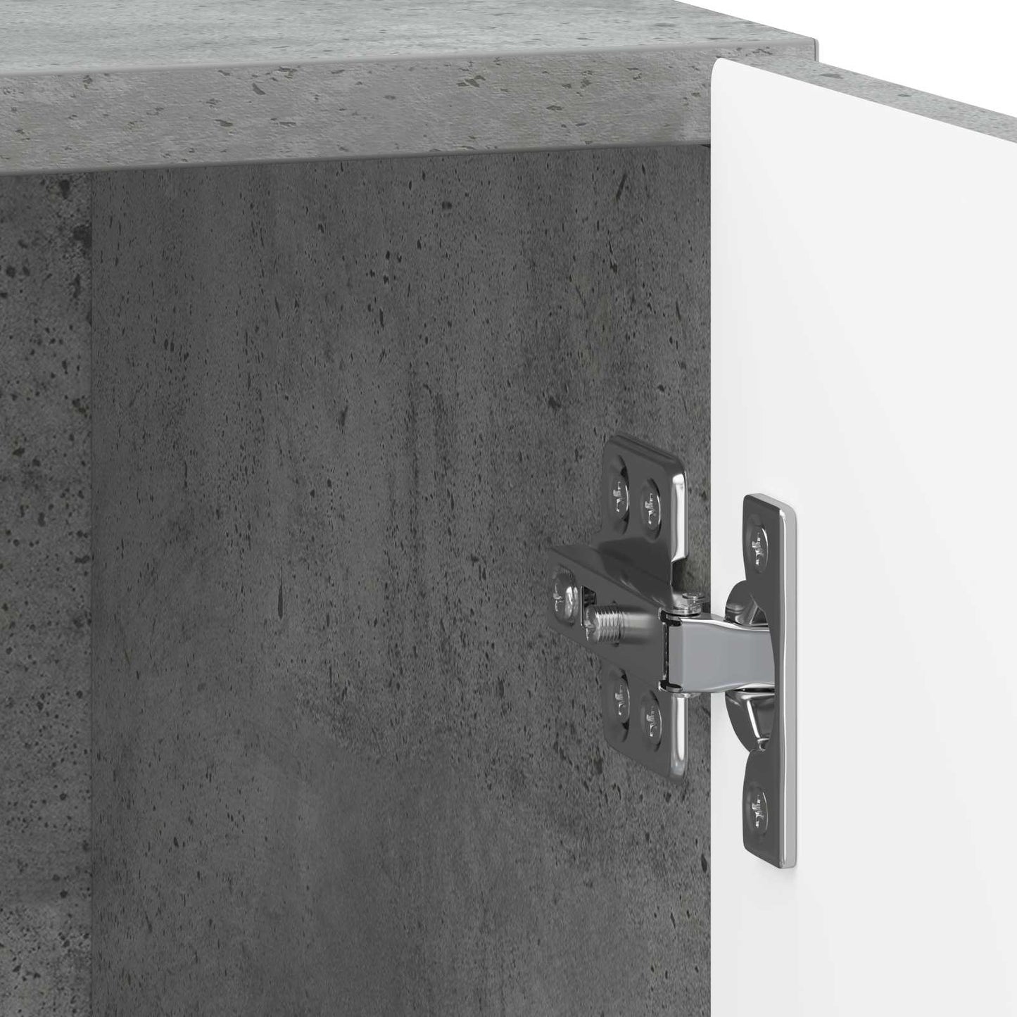 Nattbordskap Betonggrå 43 x 34,5 x 50 cm Konstruert tre