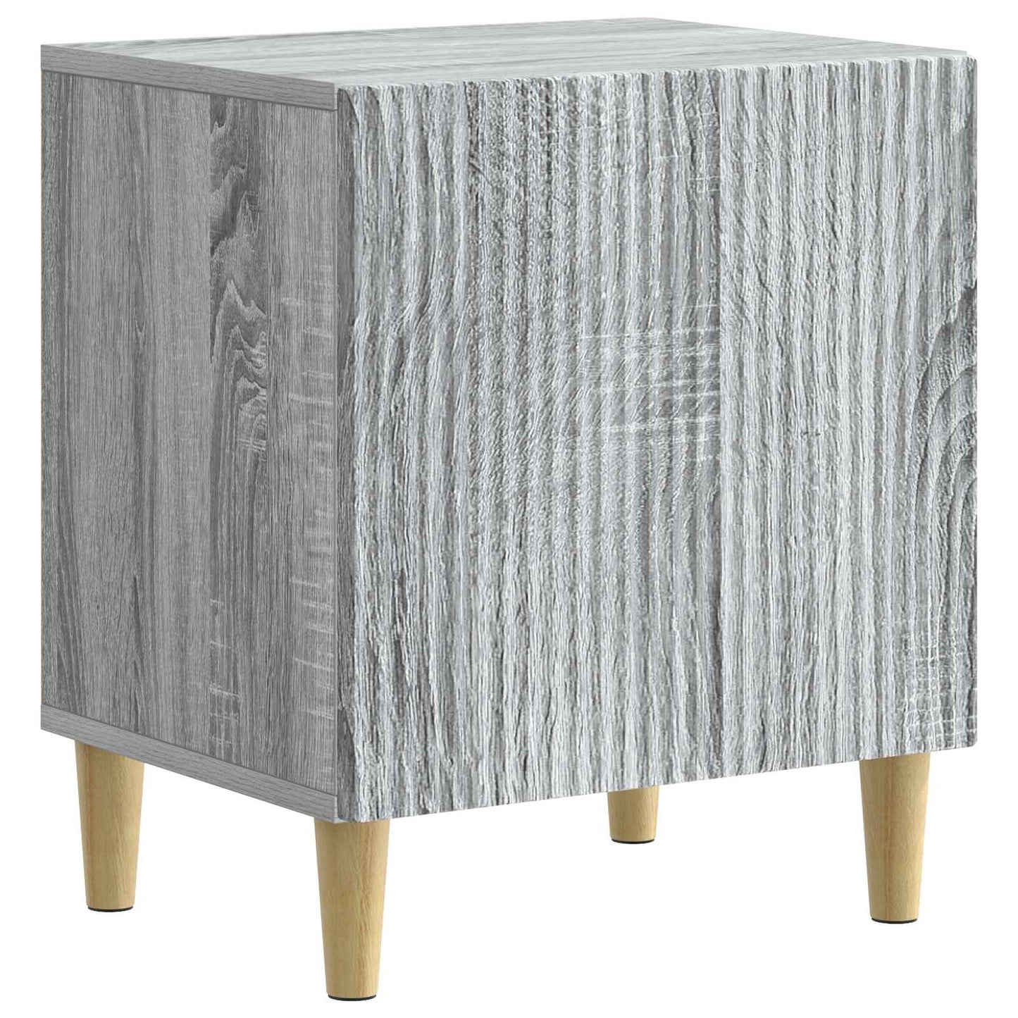 Nattbordskap 2 pcs Grå sonoma 43 x 34,5 x 50 cm Konstruert tre