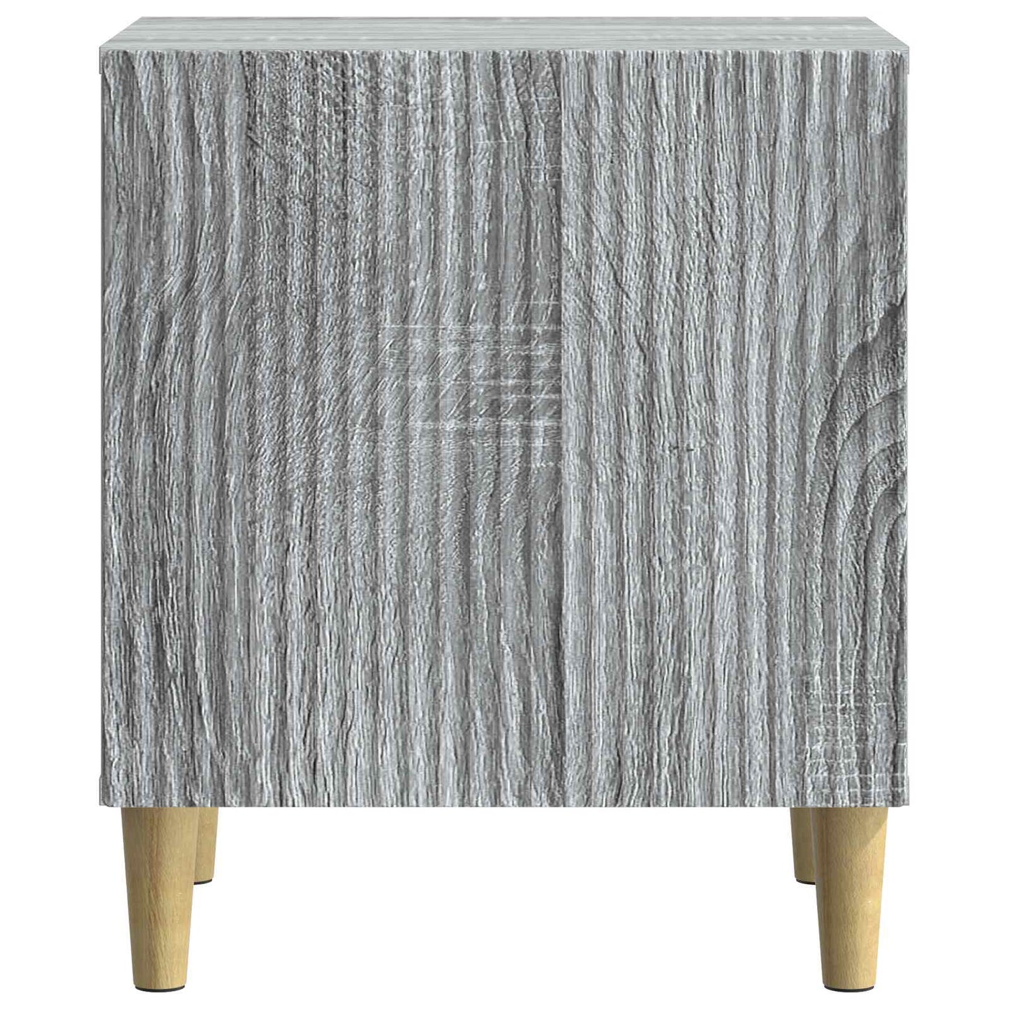 Nattbordskap 2 pcs Grå sonoma 43 x 34,5 x 50 cm Konstruert tre