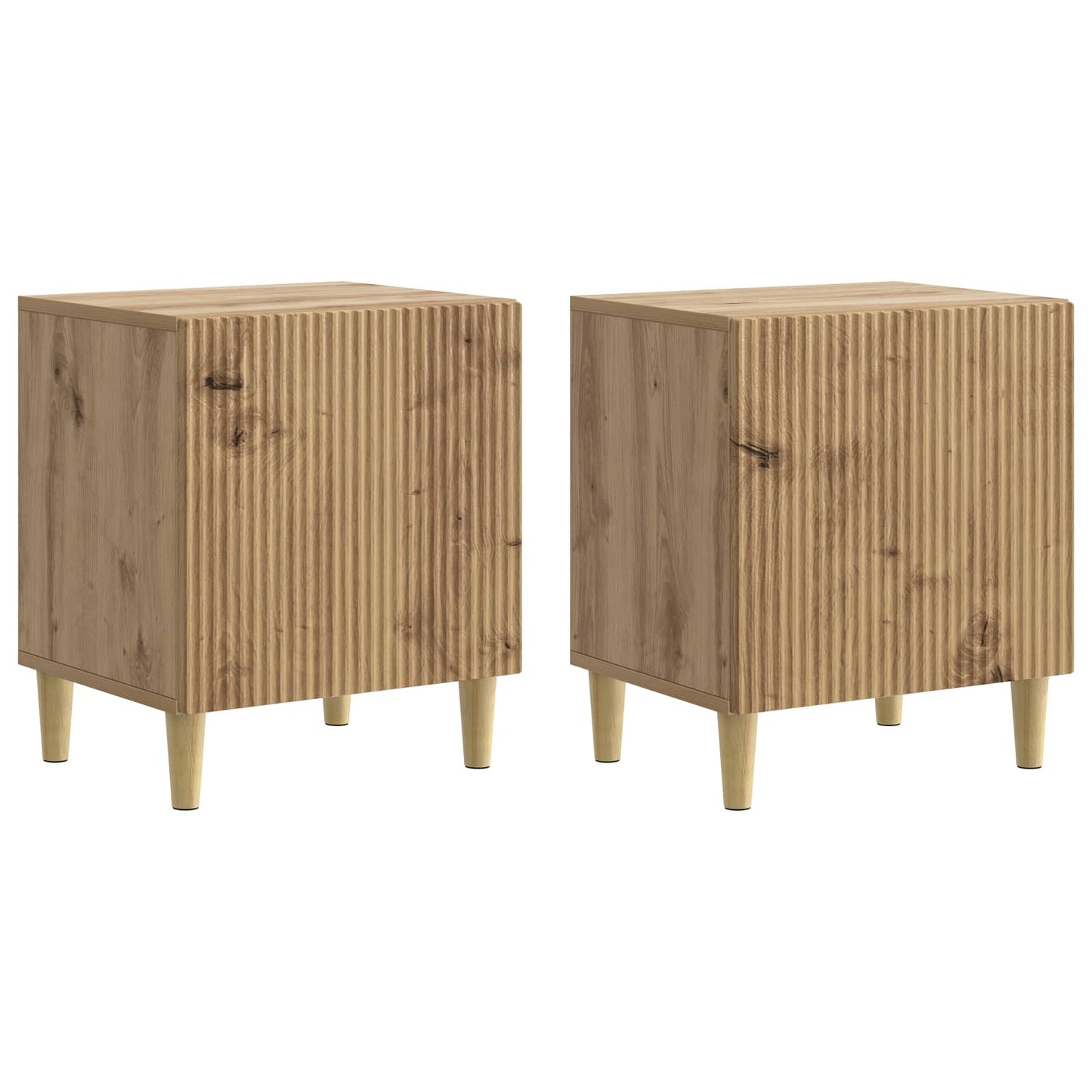 Nattbordskap 2 stk. Artisan eik 43 x 34,5 x 50 cm