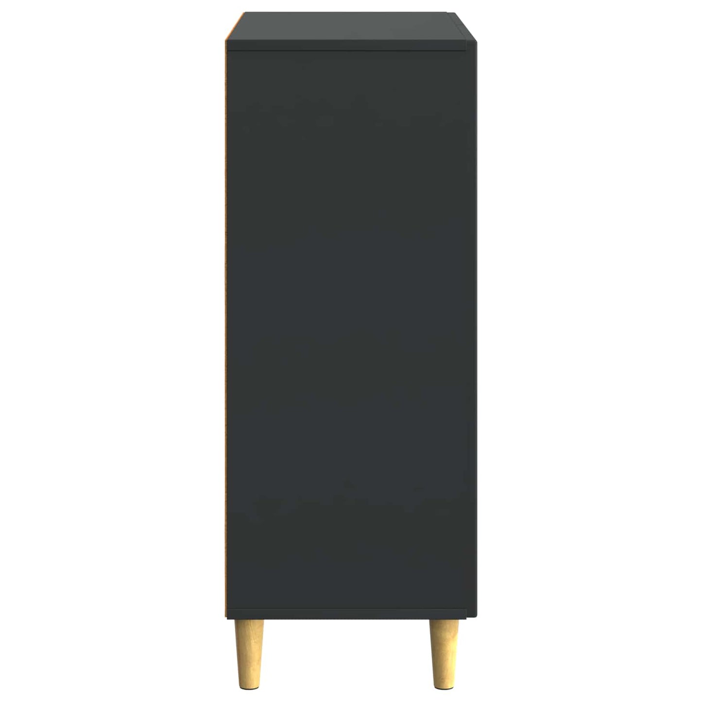 Serviesskap Svart 66 x 34,5 x 90 cm Konstruert tre