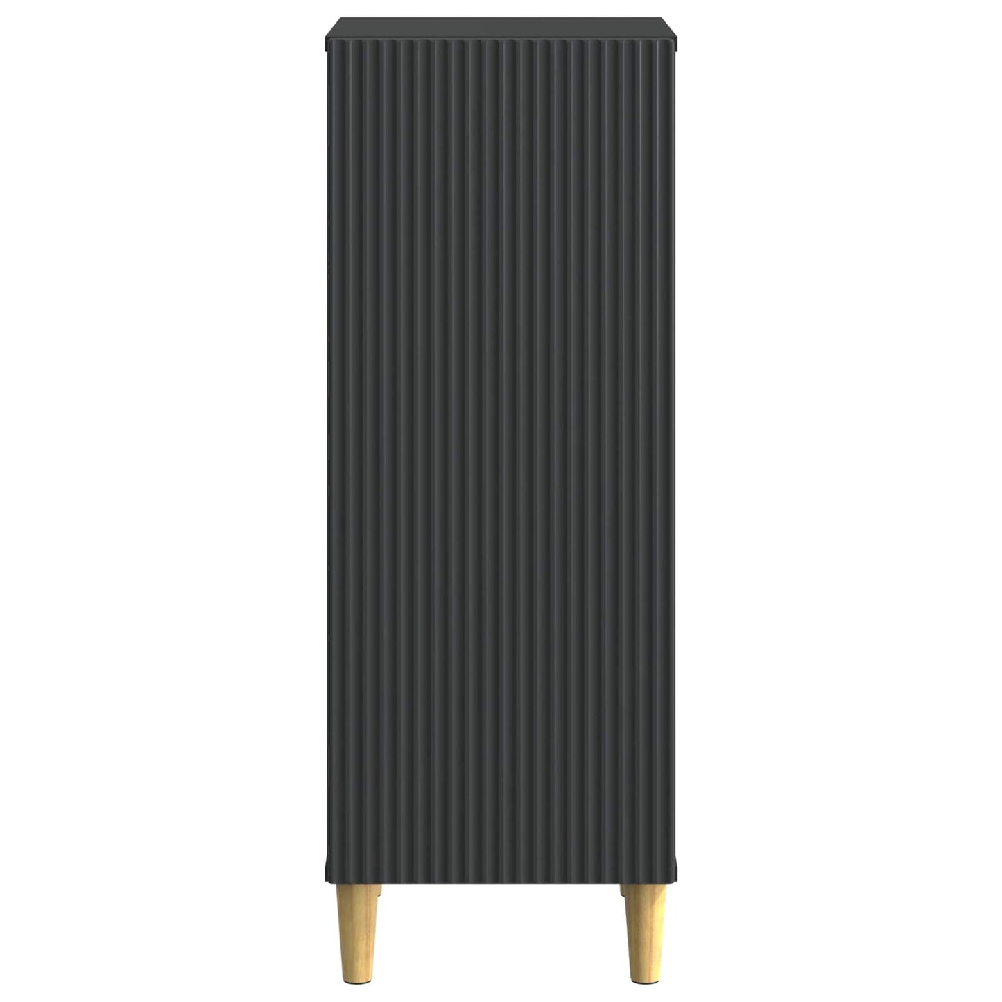 Serviesskap Svart 33 x 34,5 x 90 cm Konstruert tre