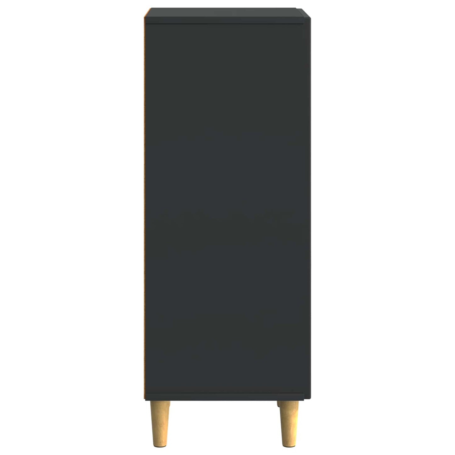 Serviesskap Svart 33 x 34,5 x 90 cm Konstruert tre