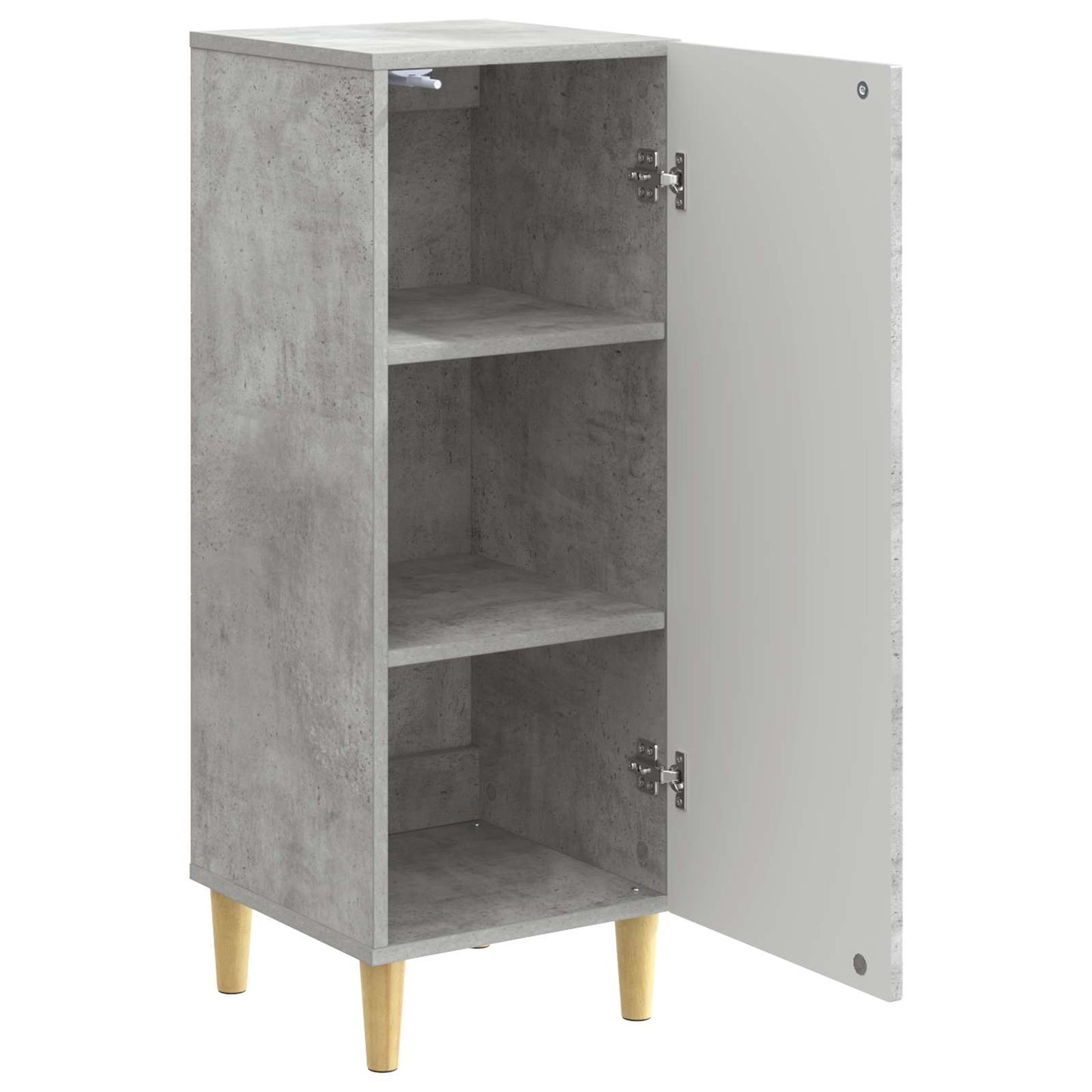 Serviesskap Betonggrå 33 x 34,5 x 90 cm Konstruert tre