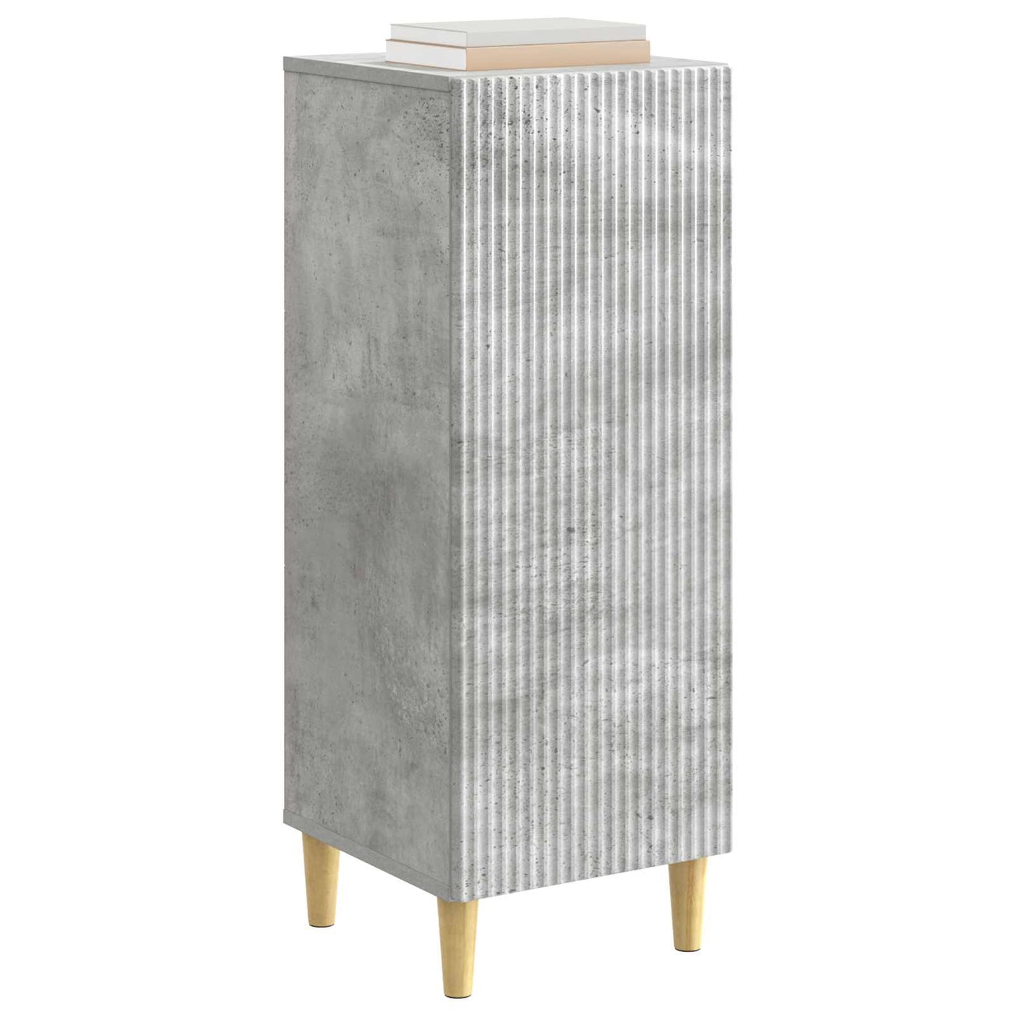 Serviesskap Betonggrå 33 x 34,5 x 90 cm Konstruert tre