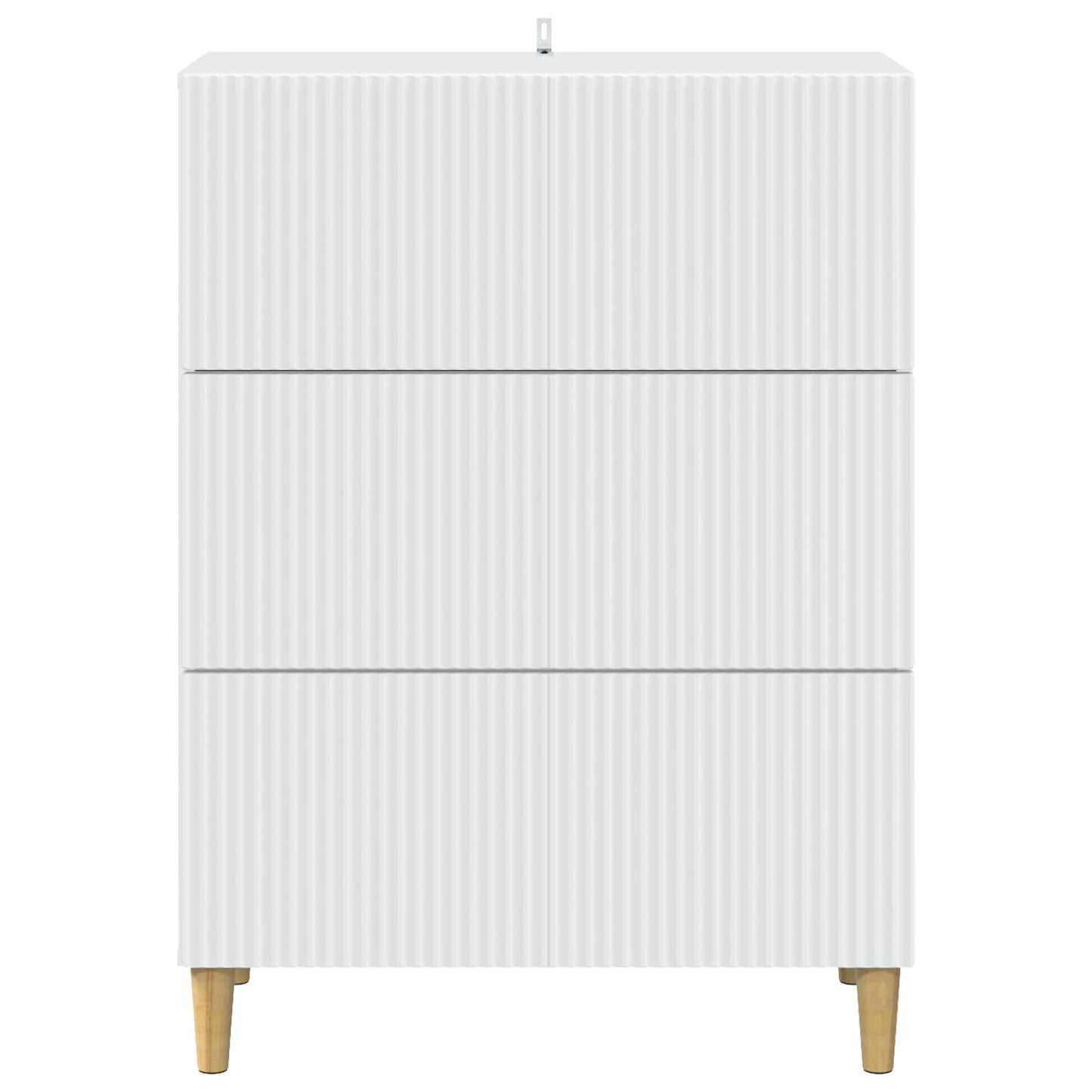 Skuffeskap Hvit 66 x 34,5 x 90 cm Konstruert tre