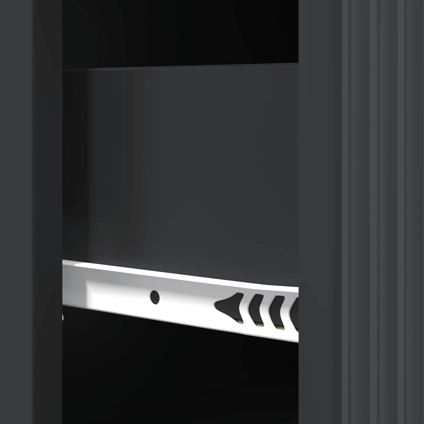 Skuffeskap Svart 66 x 34,5 x 90 cm Konstruert tre