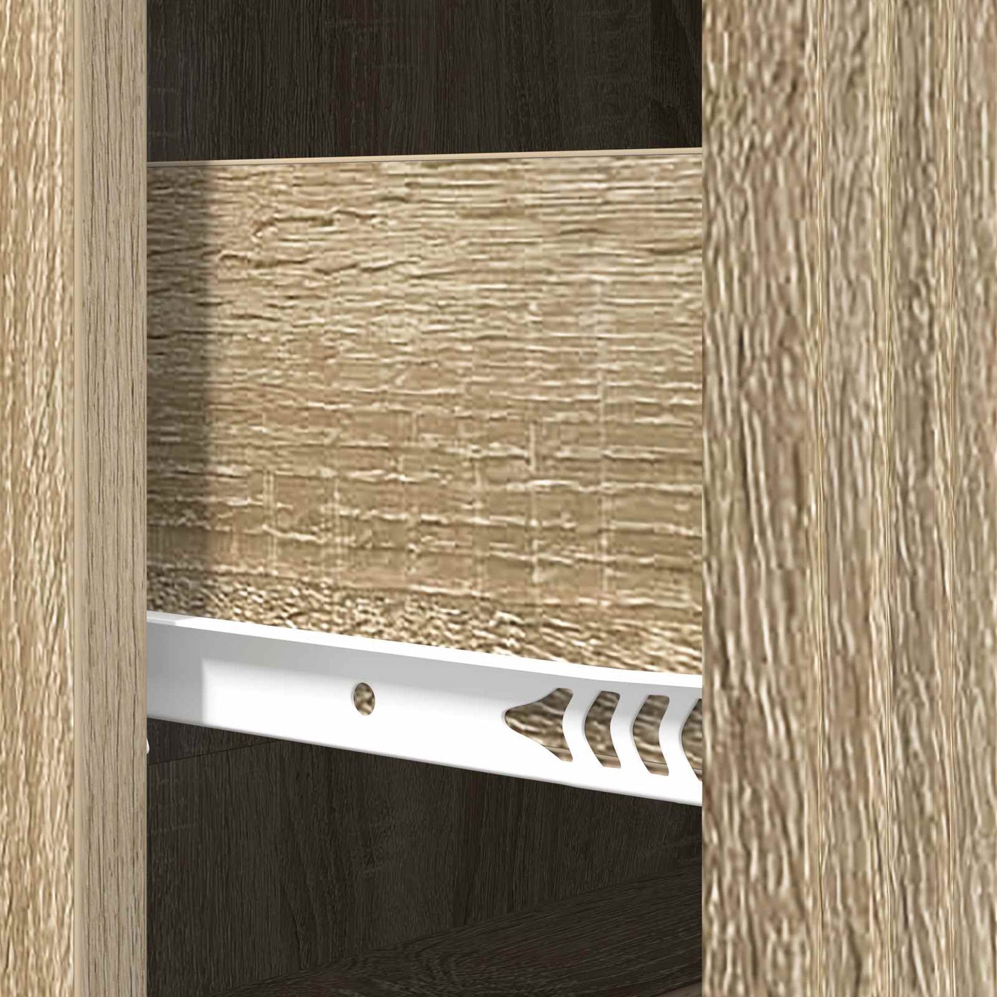 Skuffeskap Sonoma eik 66 x 34,5 x 90 cm Konstruert tre