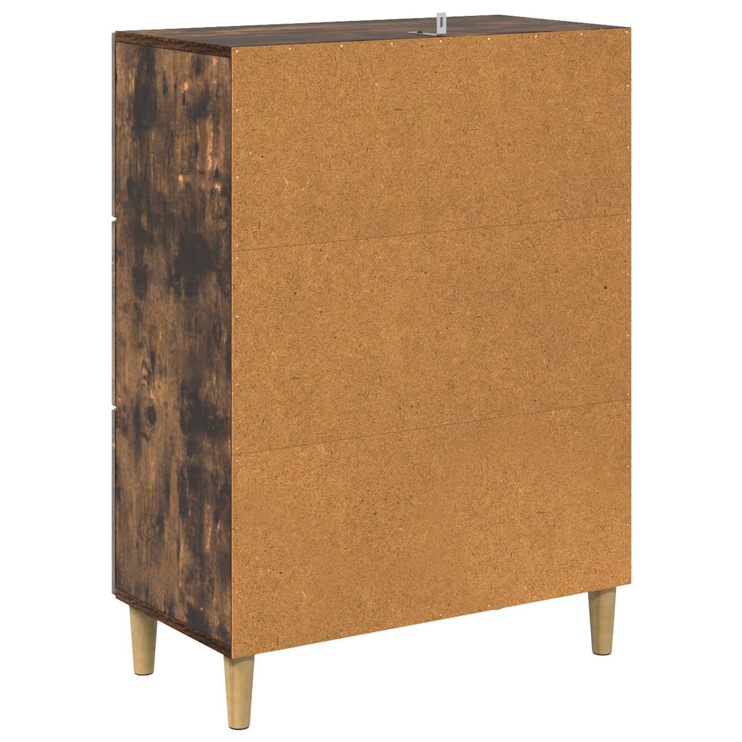 Skuffeskap Røkt Eik 66 x 34,5 x 90 cm Konstruert tre