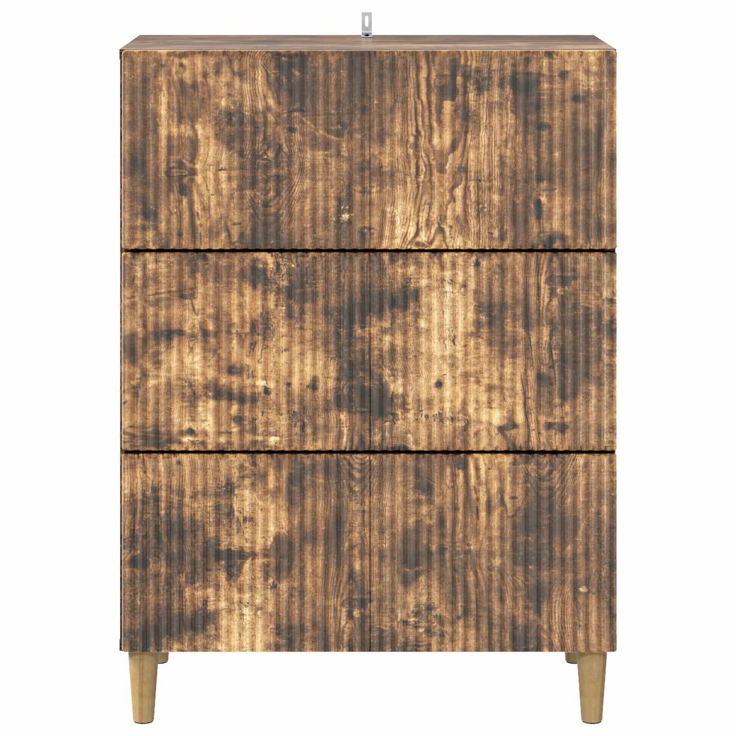 Skuffeskap Røkt Eik 66 x 34,5 x 90 cm Konstruert tre
