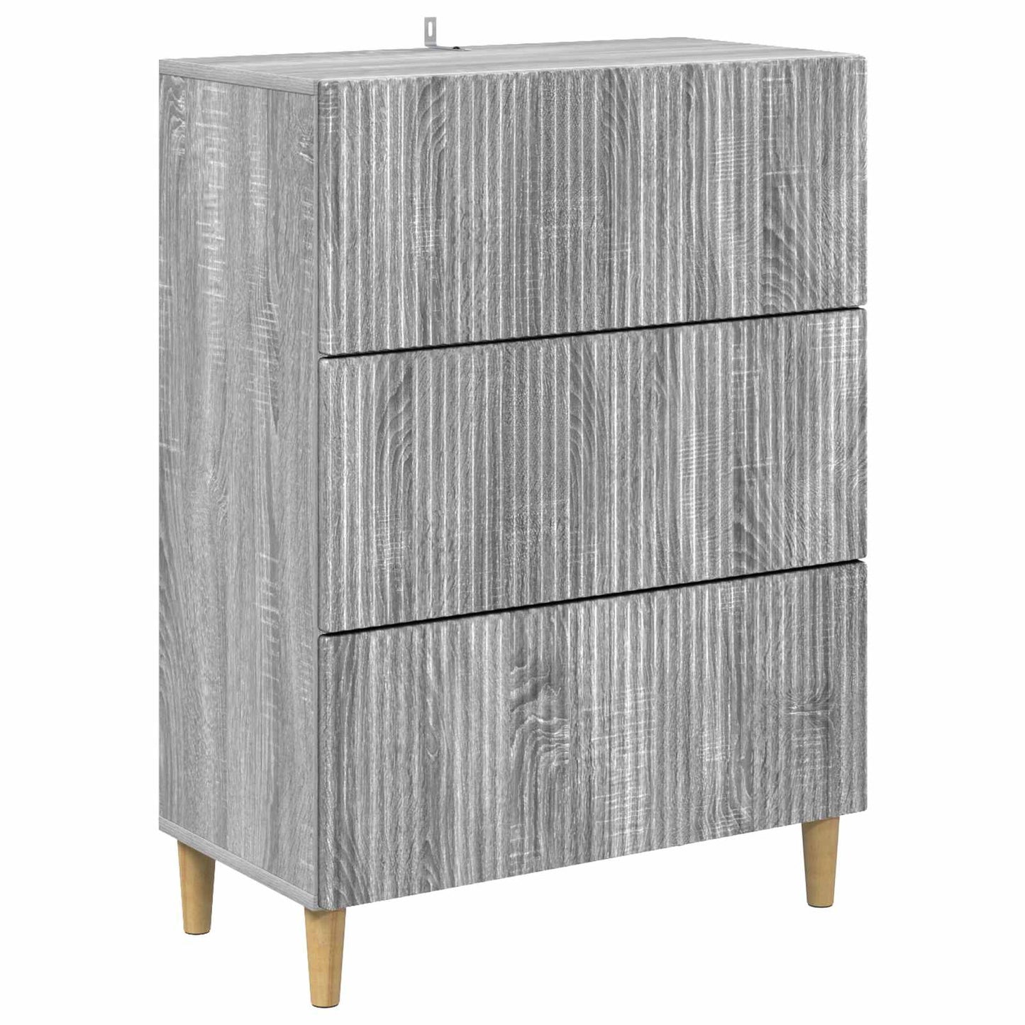 Skuffeskap Grå sonoma 66 x 34,5 x 90 cm Konstruert tre