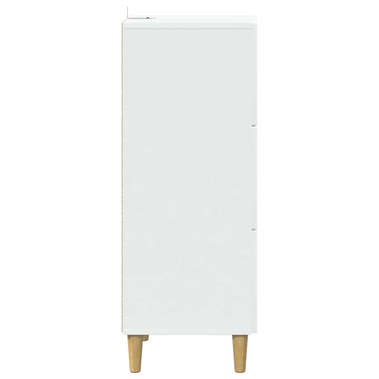Skuffeskap Hvit 33 x 34,5 x 90 cm Konstruert tre