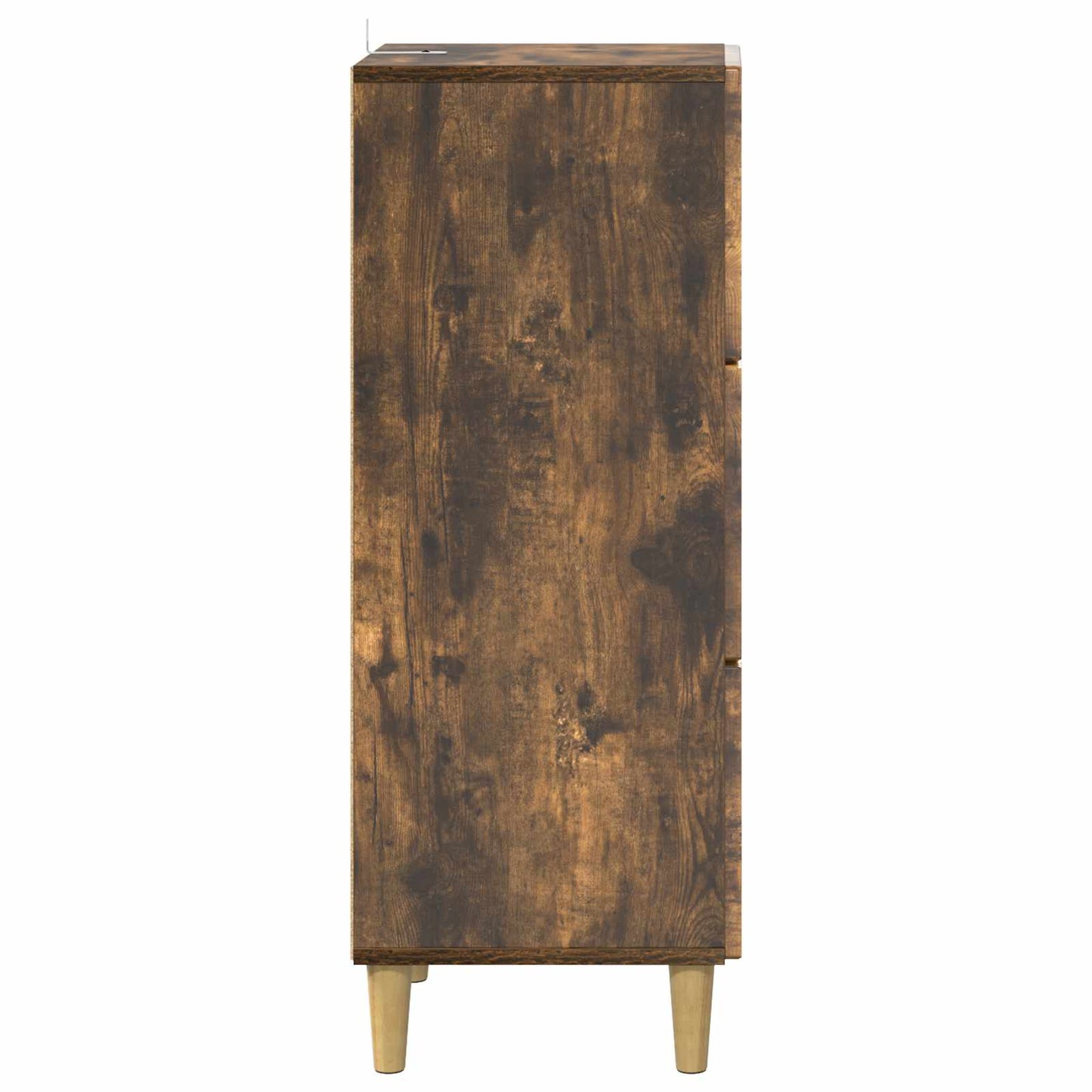 Skuffeskap Røkt Eik 33 x 34,5 x 90 cm Konstruert tre