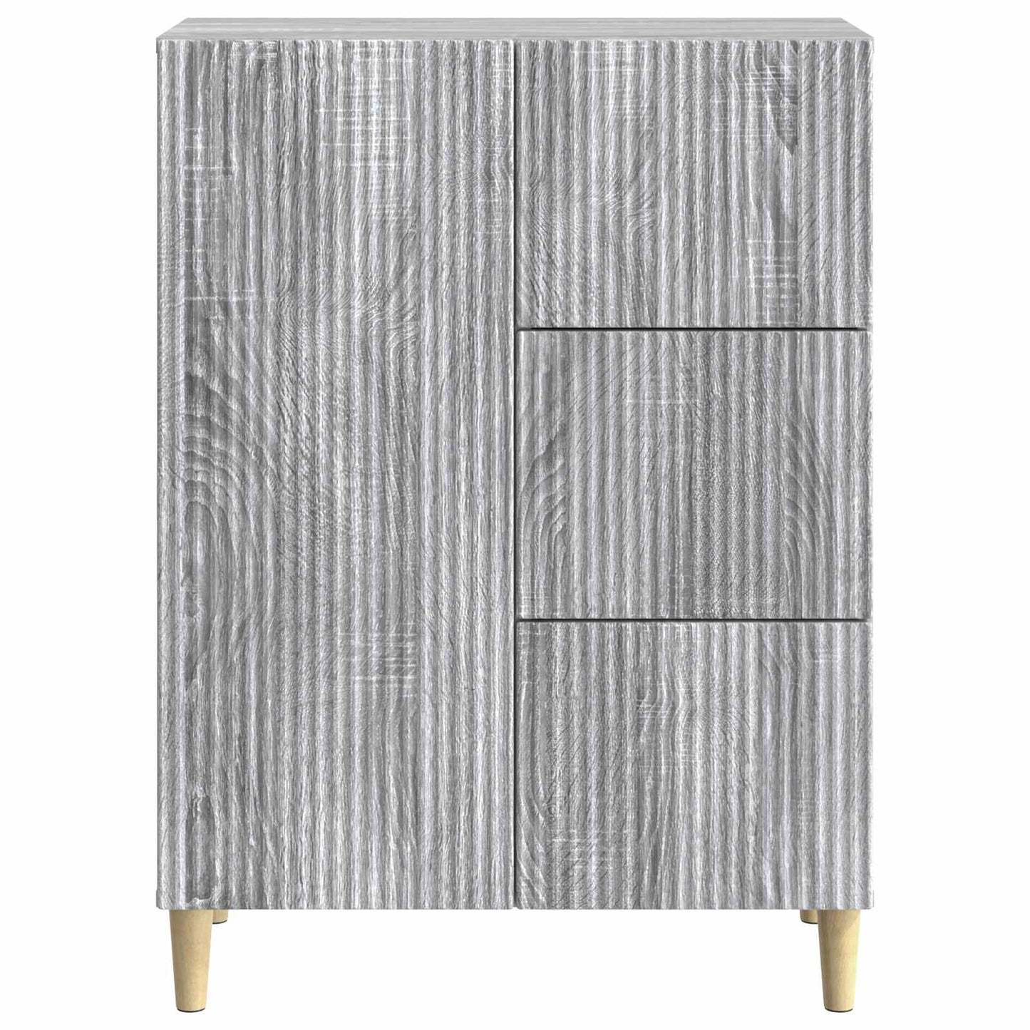 Serviesskap Grå sonoma 66 x 34,5 x 90 cm Konstruert tre