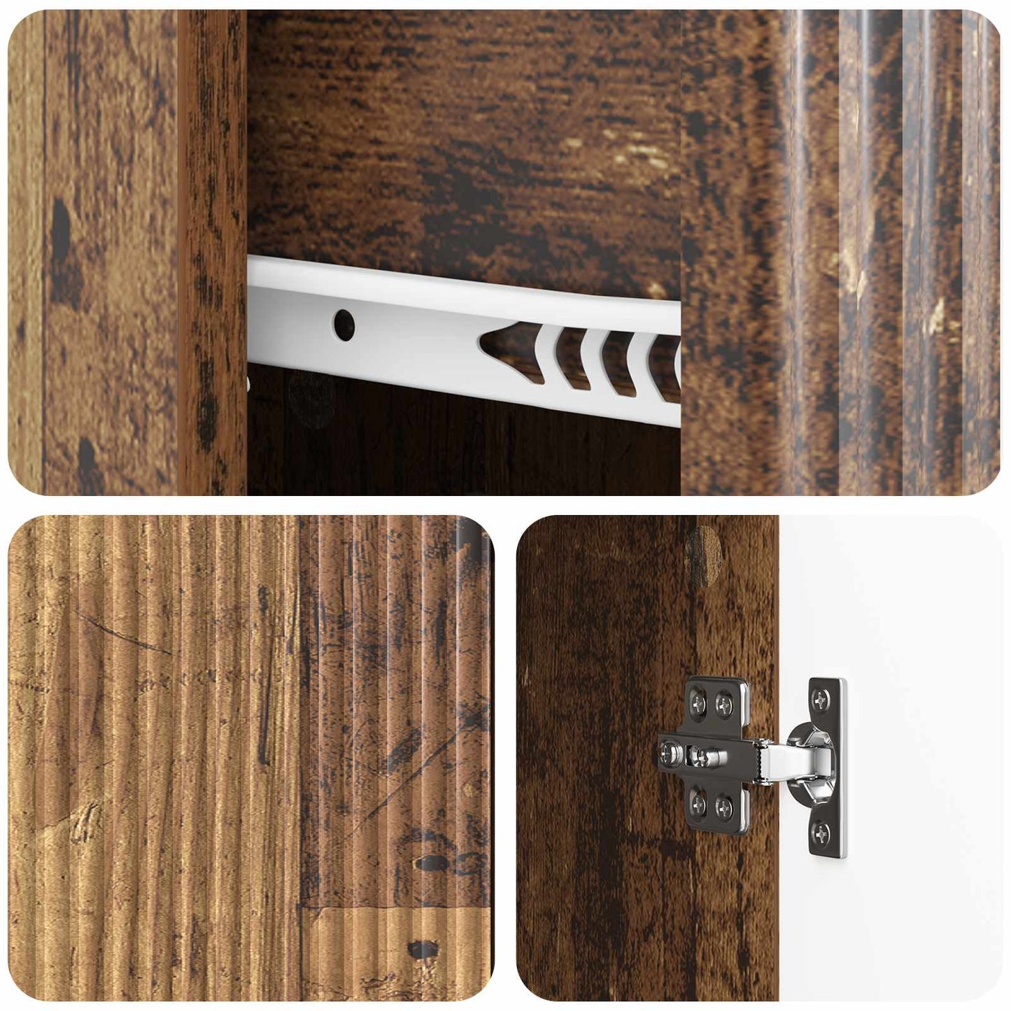Serviesskap Gammelt tre 66 x 34,5 x 90 cm Konstruert tre
