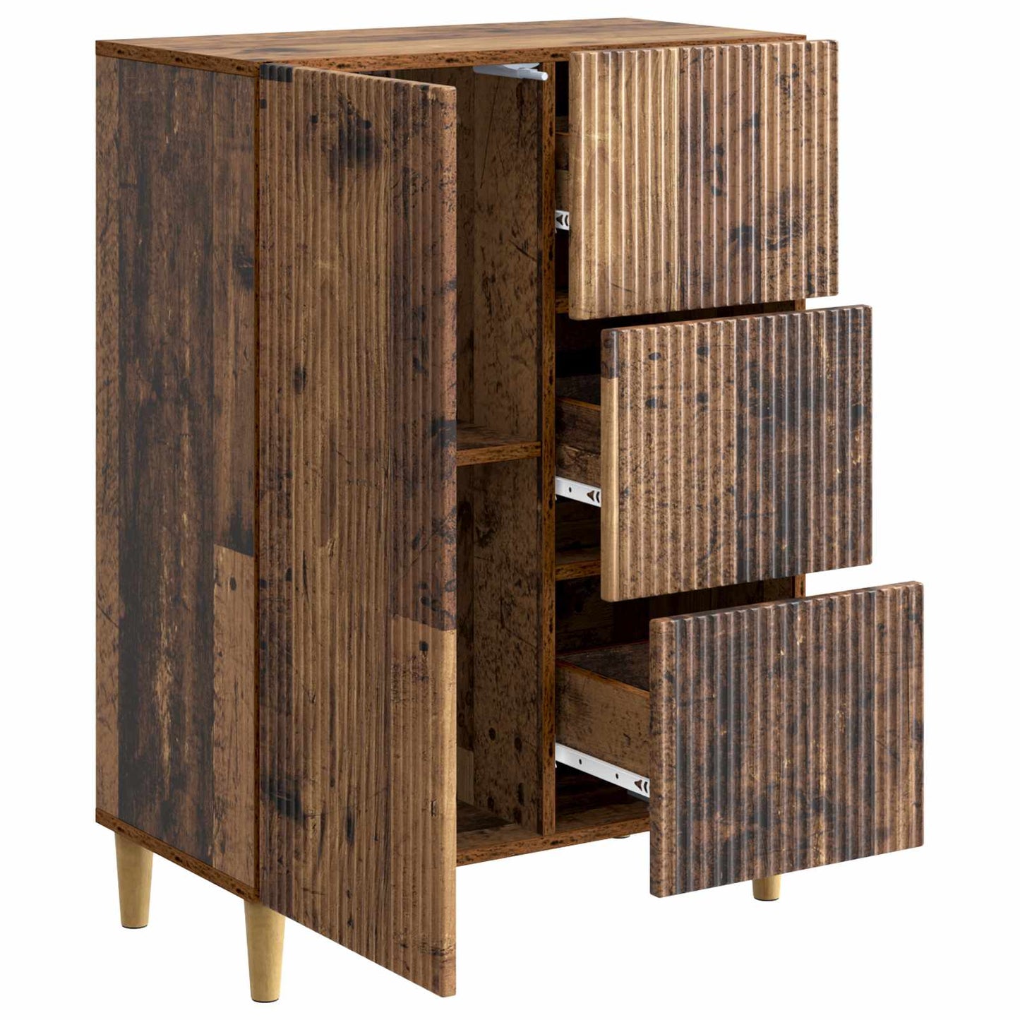 Serviesskap Gammelt tre 66 x 34,5 x 90 cm Konstruert tre