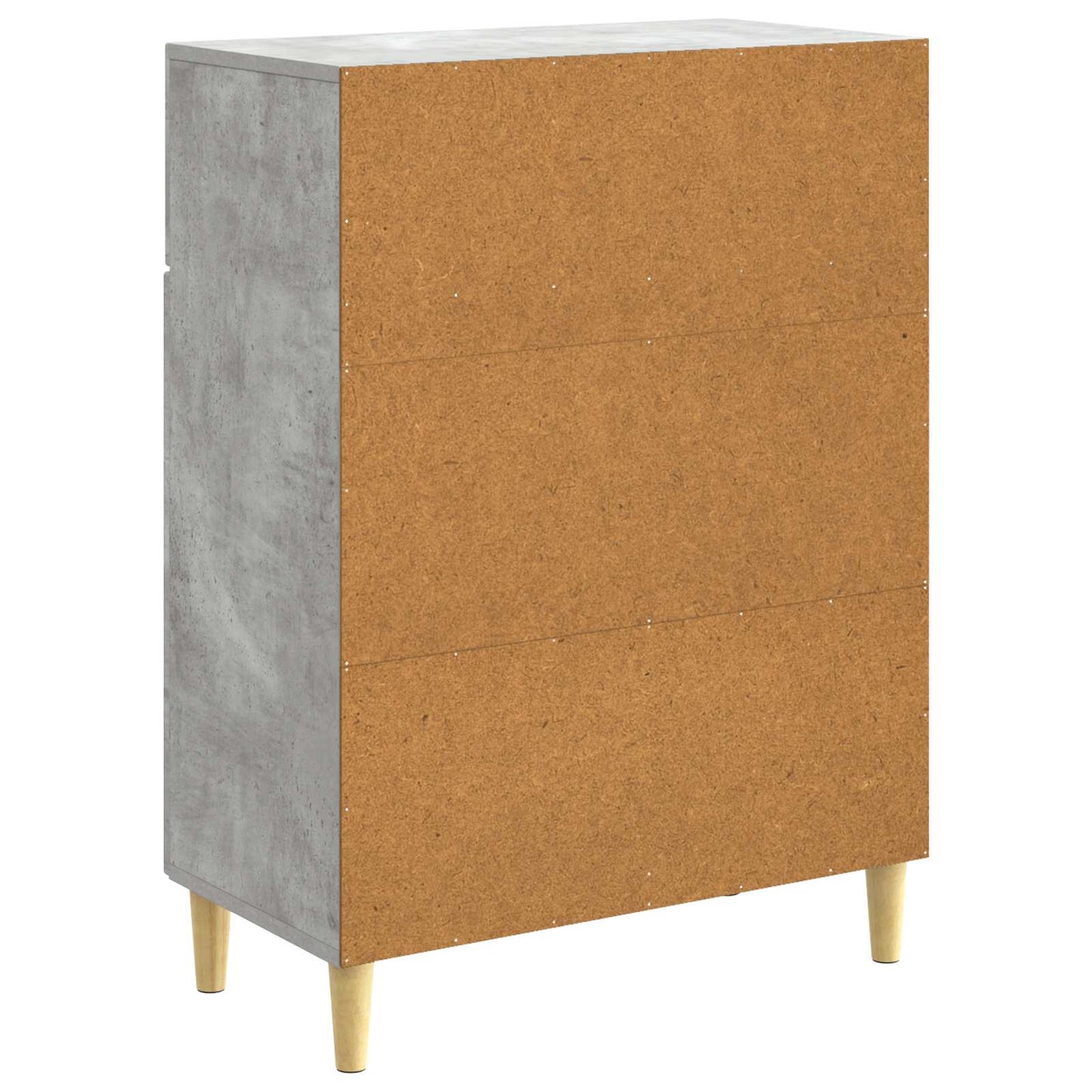 Serviesskap Betonggrå 66 x 34,5 x 90 cm Konstruert tre