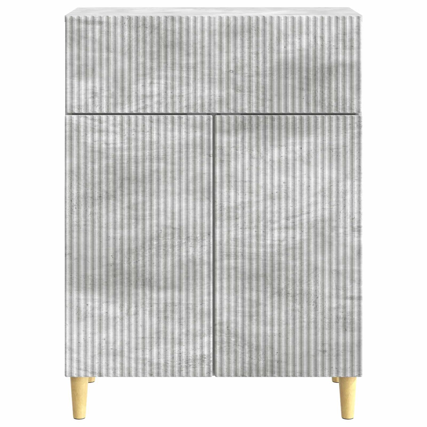 Serviesskap Betonggrå 66 x 34,5 x 90 cm Konstruert tre