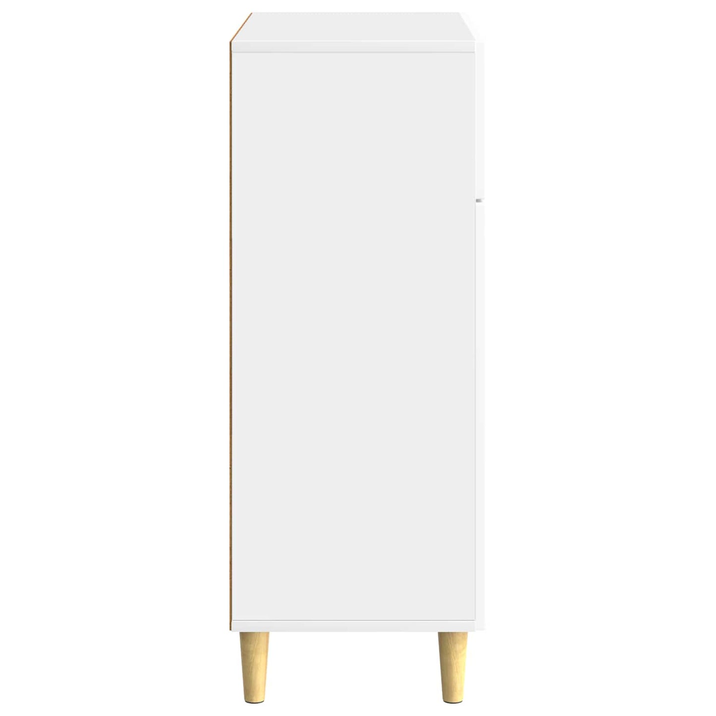 Serviesskap Høgglans hvit 66 x 34,5 x 90 cm Konstruert tre