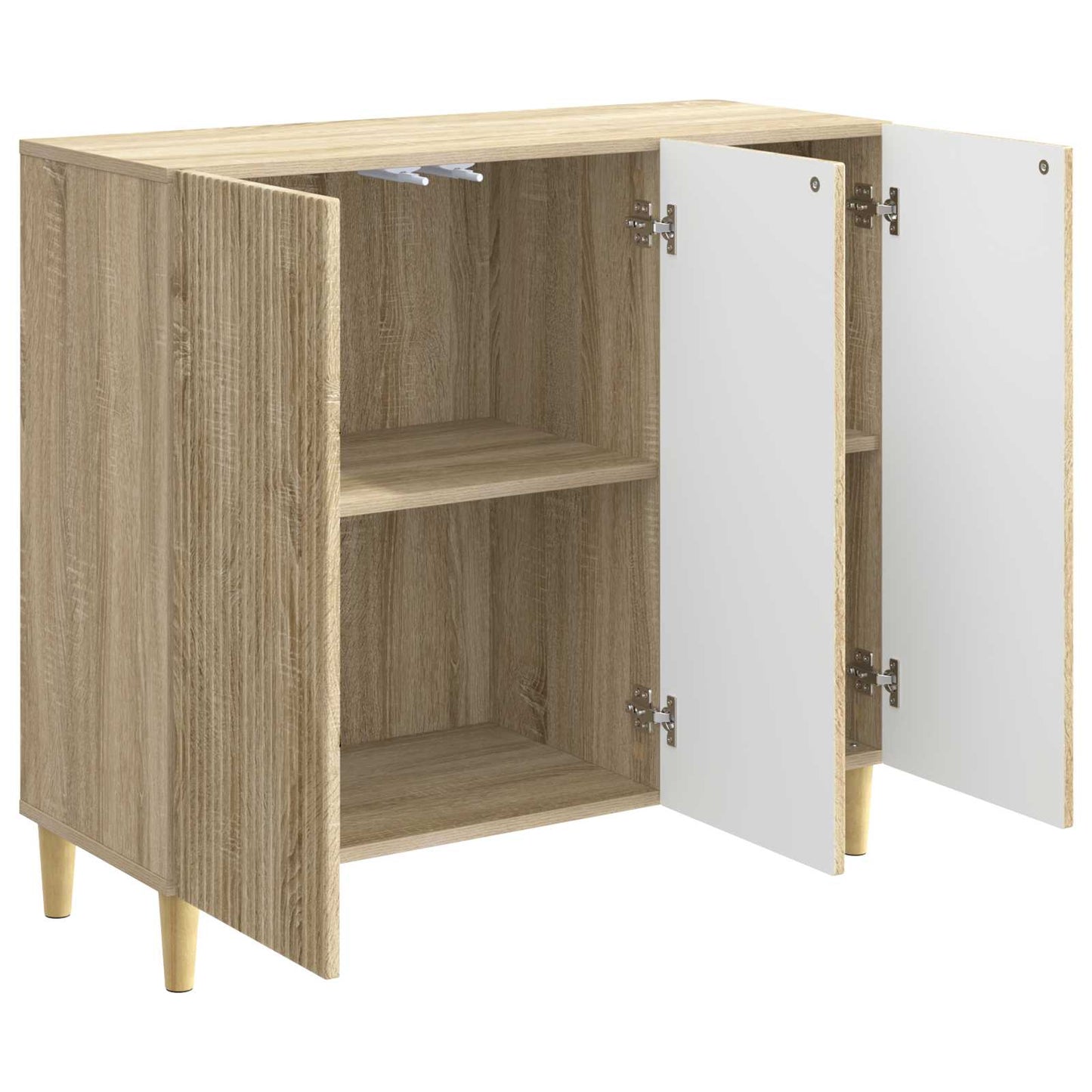 Serviesskap Sonoma eik 89 x 34,5 x 80 cm Konstruert tre