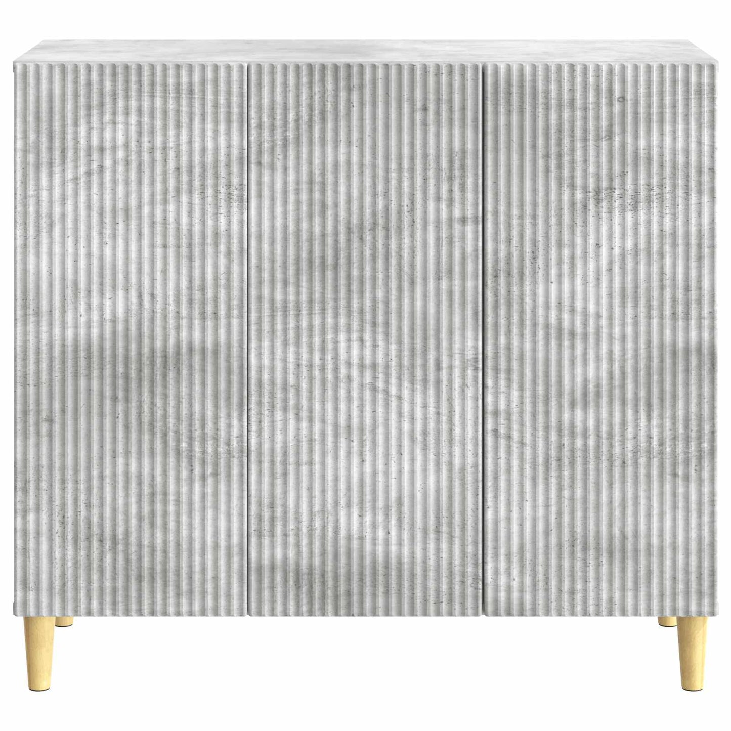 Serviesskap Betonggrå 89 x 34,5 x 80 cm Konstruert tre