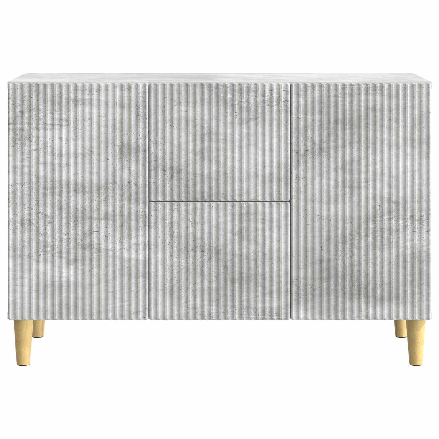 Serviesskap Betonggrå 89 x 34,5 x 60 cm Konstruert tre