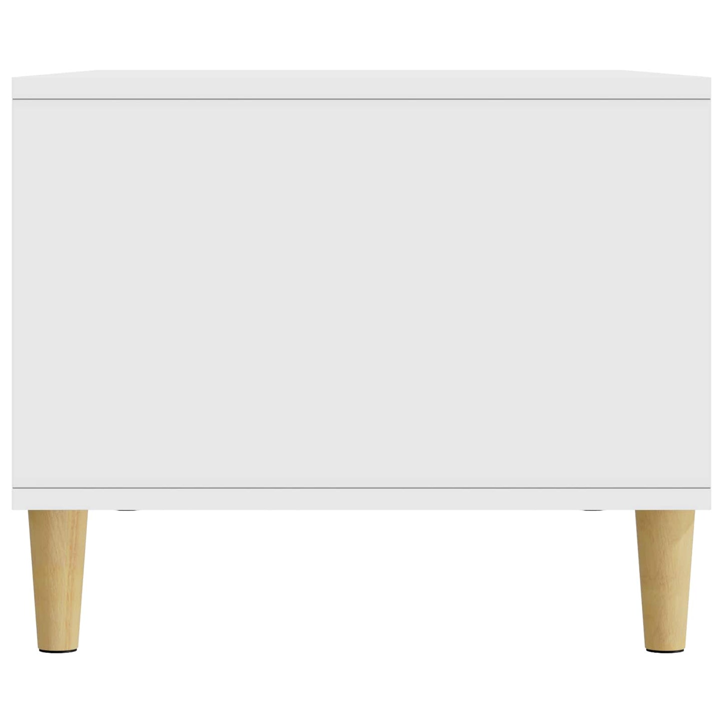Kaffebord Hvit 90 x 50 x 40 cm Konstruert tre
