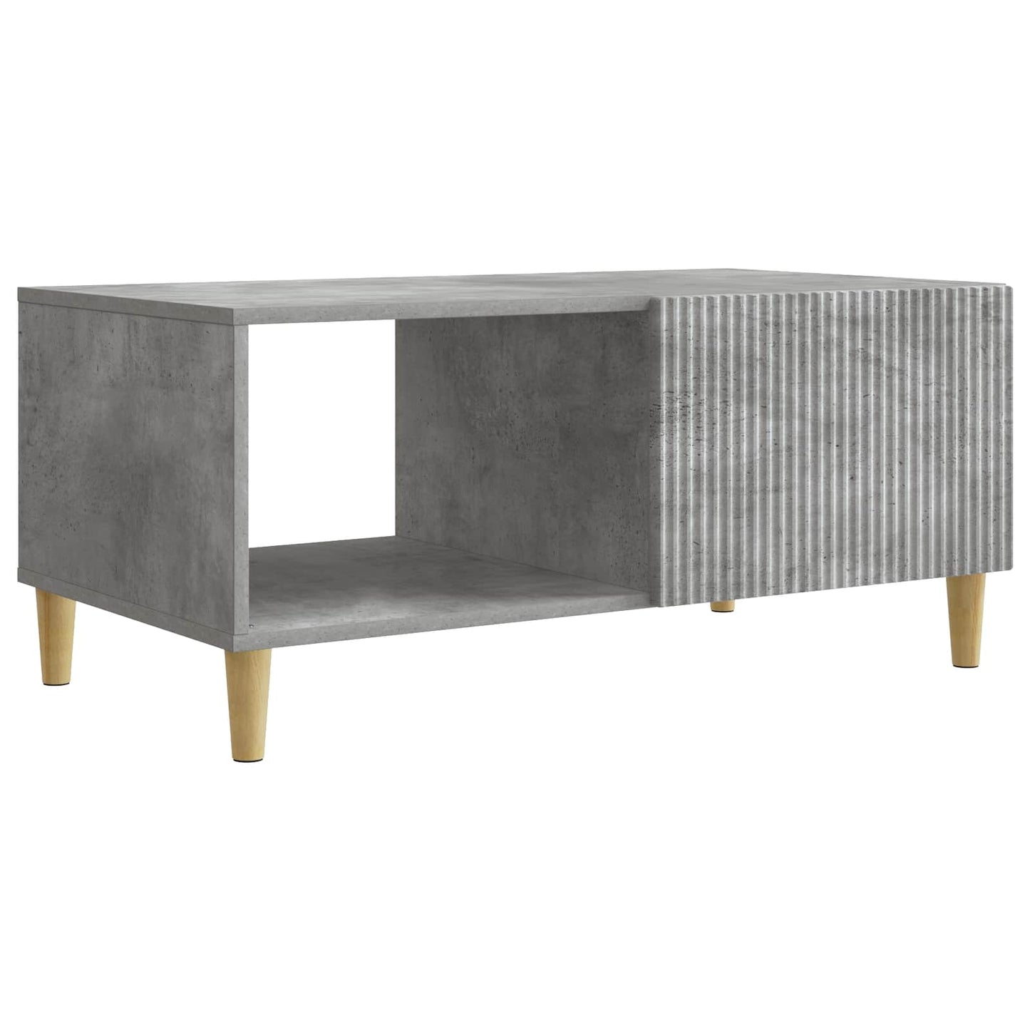 Kaffebord Betonggrå 90 x 50 x 40 cm Konstruert tre
