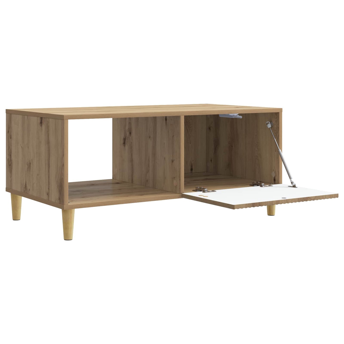 Kaffebord Artisan eik 90 x 50 x 40 cm Konstruert tre