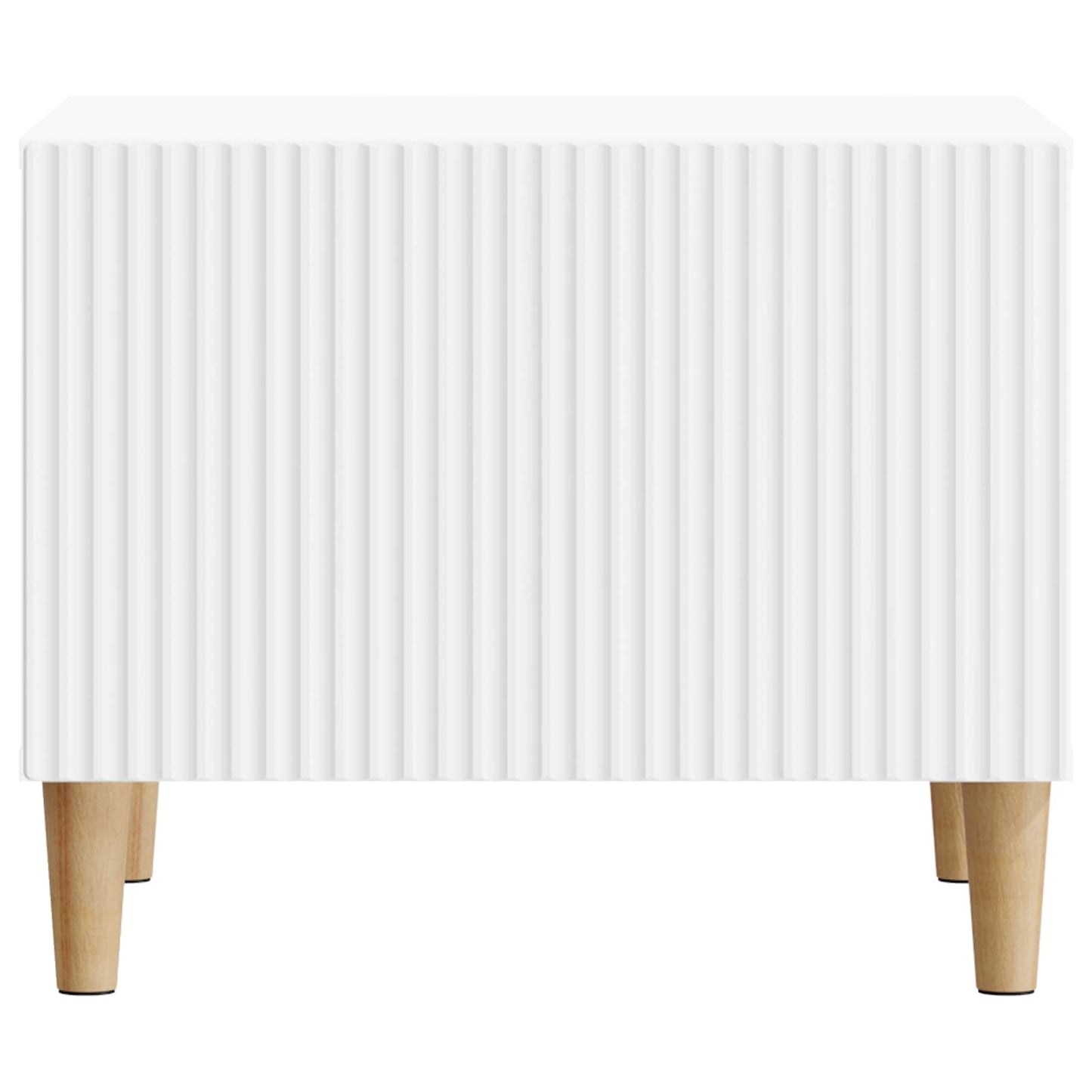 Kaffebord med skuff Hvit 49 x 50 x 40 cm Konstruert tre