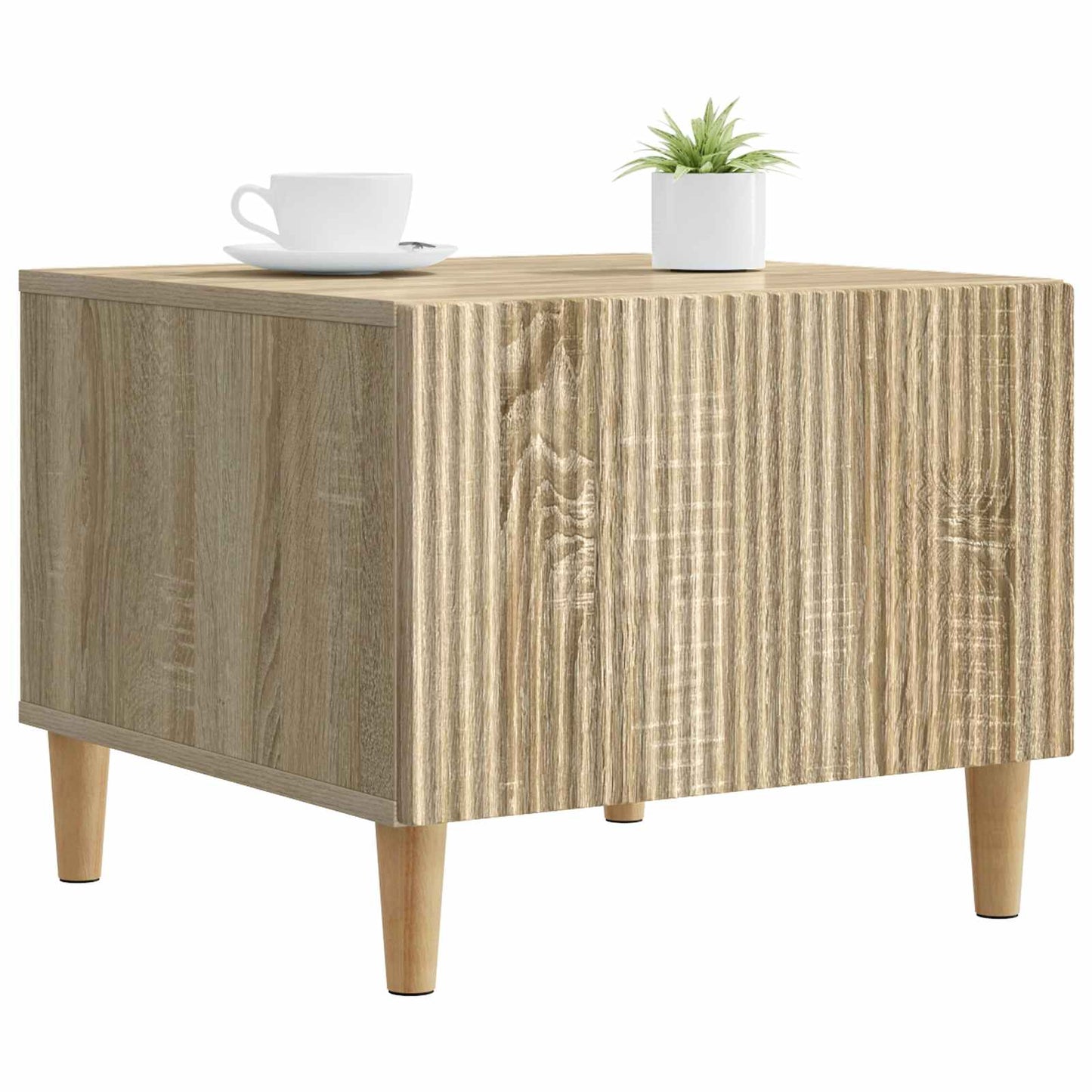 Kaffebord med skuff Sonoma eik 49 x 50 x 40 cm Konstruert tre