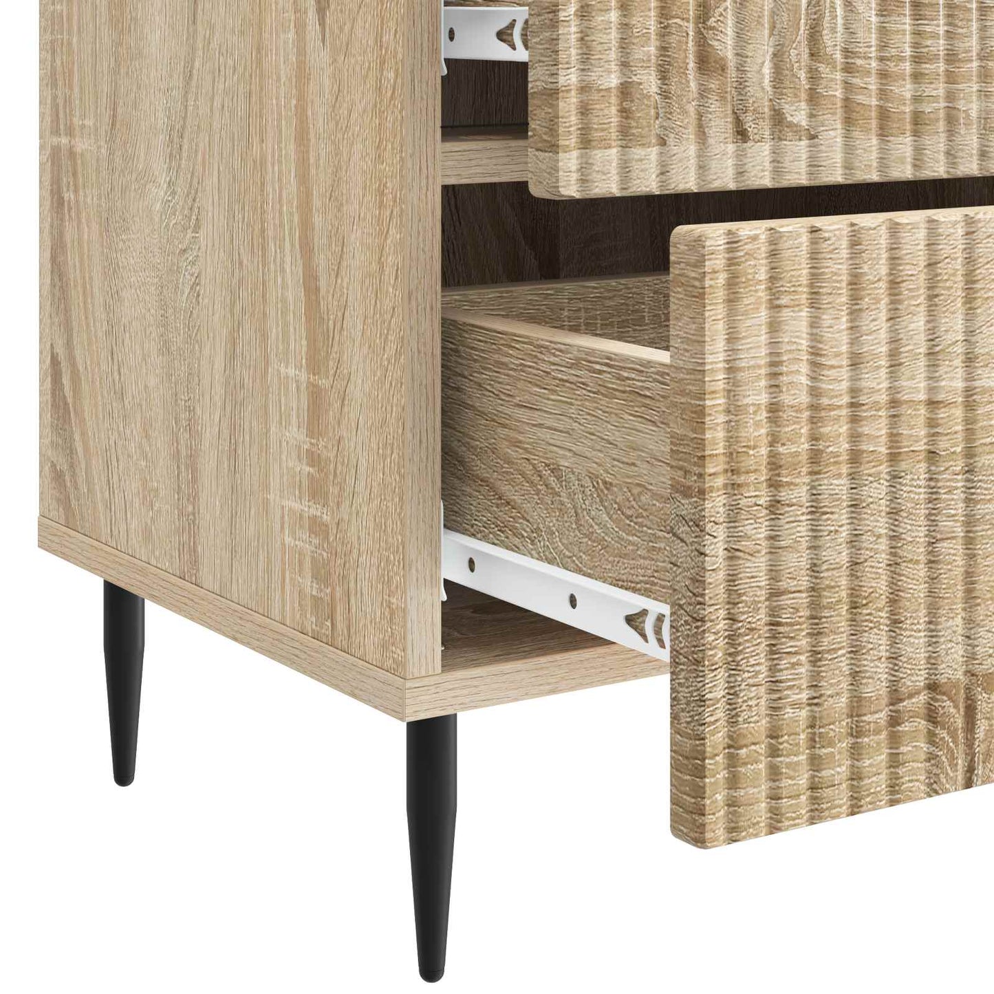 Nattbordskap Sonoma eik 43 x 34,5 x 47,5 cm Konstruert tre