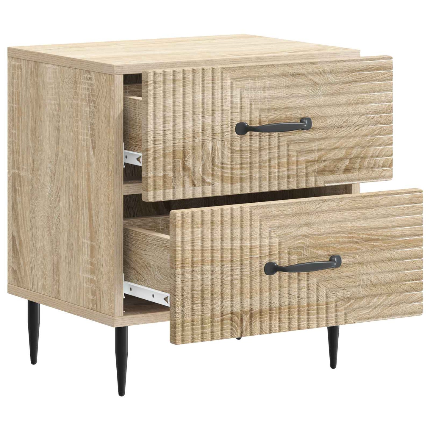 Nattbordskap Sonoma eik 43 x 34,5 x 47,5 cm Konstruert tre