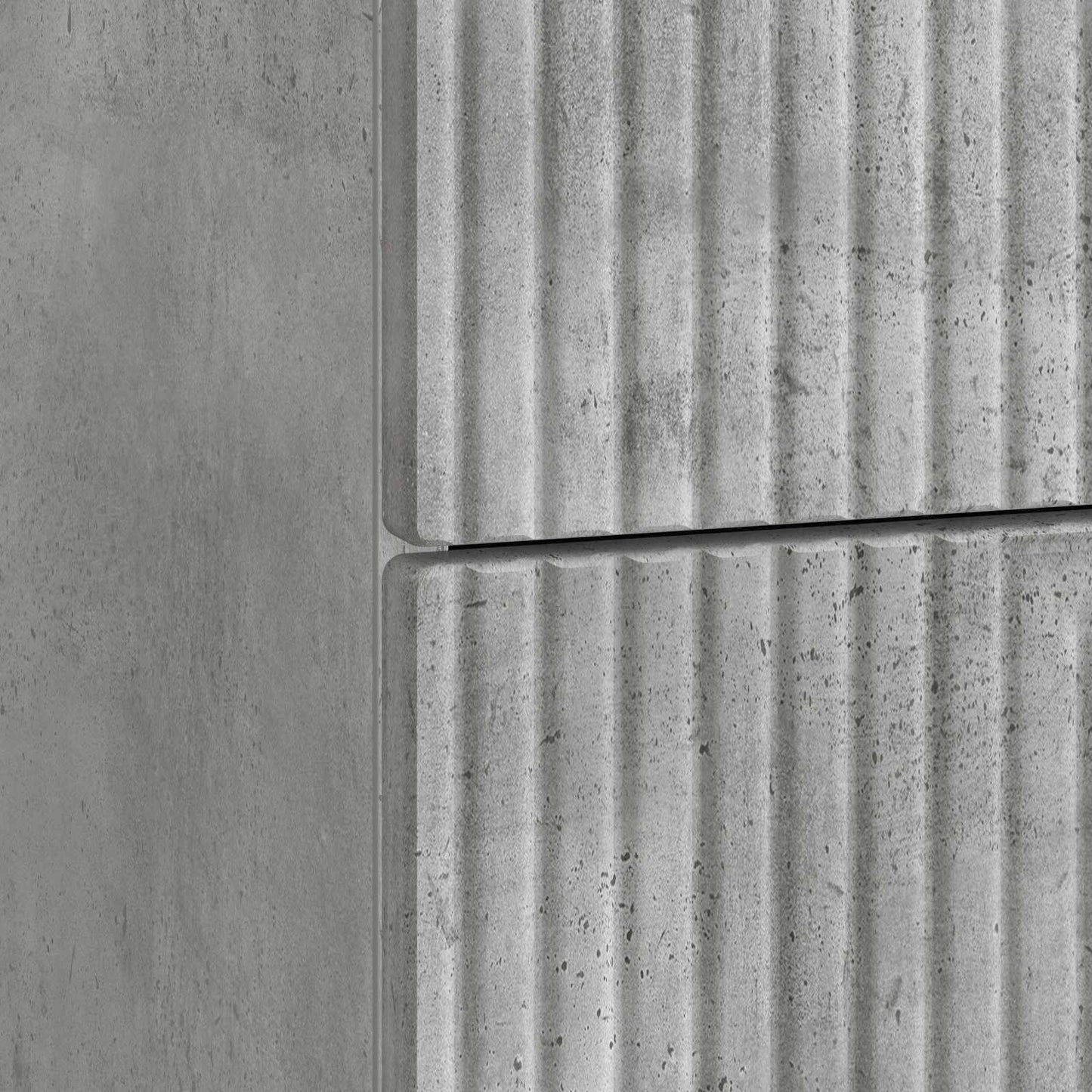 Nattbordskap 2 pcs Betonggrå 43 x 34,5 x 47,5 cm Konstruert tre