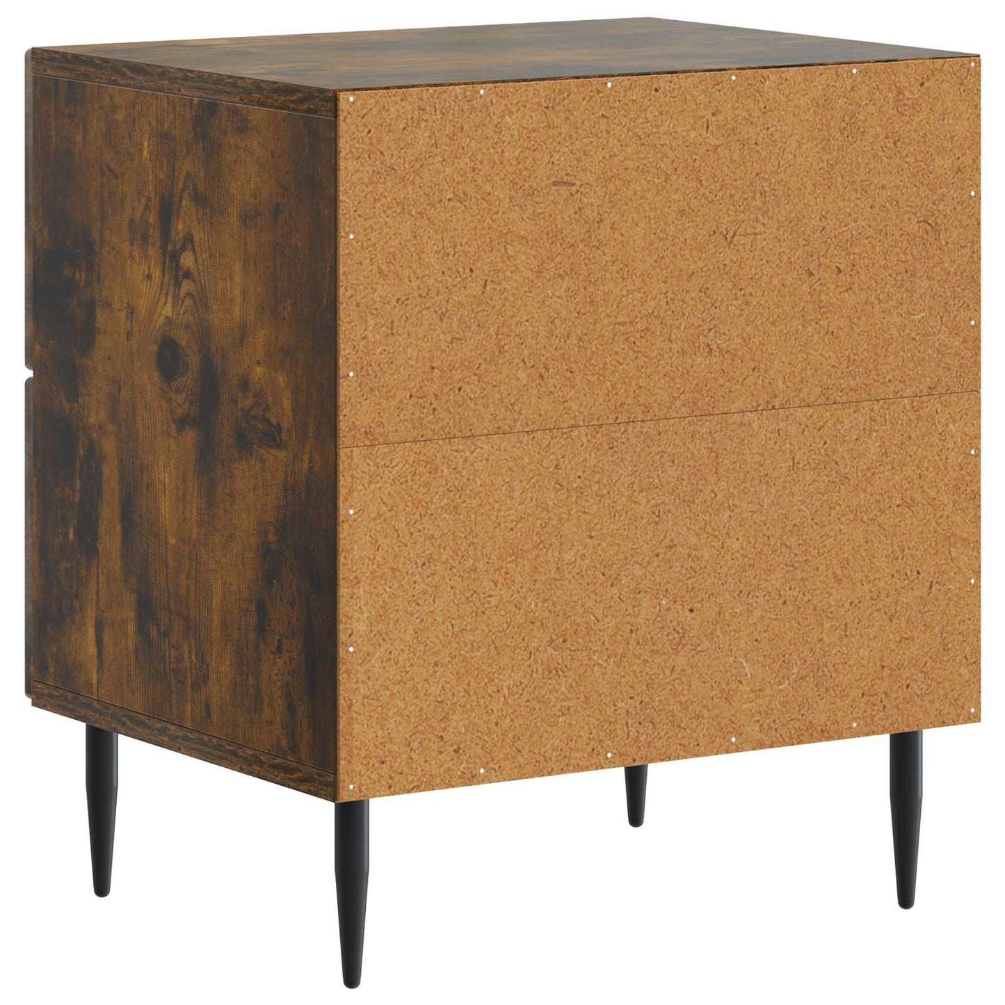 Nattbordskap Røkt Eik 43 x 34,5 x 47,5 cm Konstruert tre