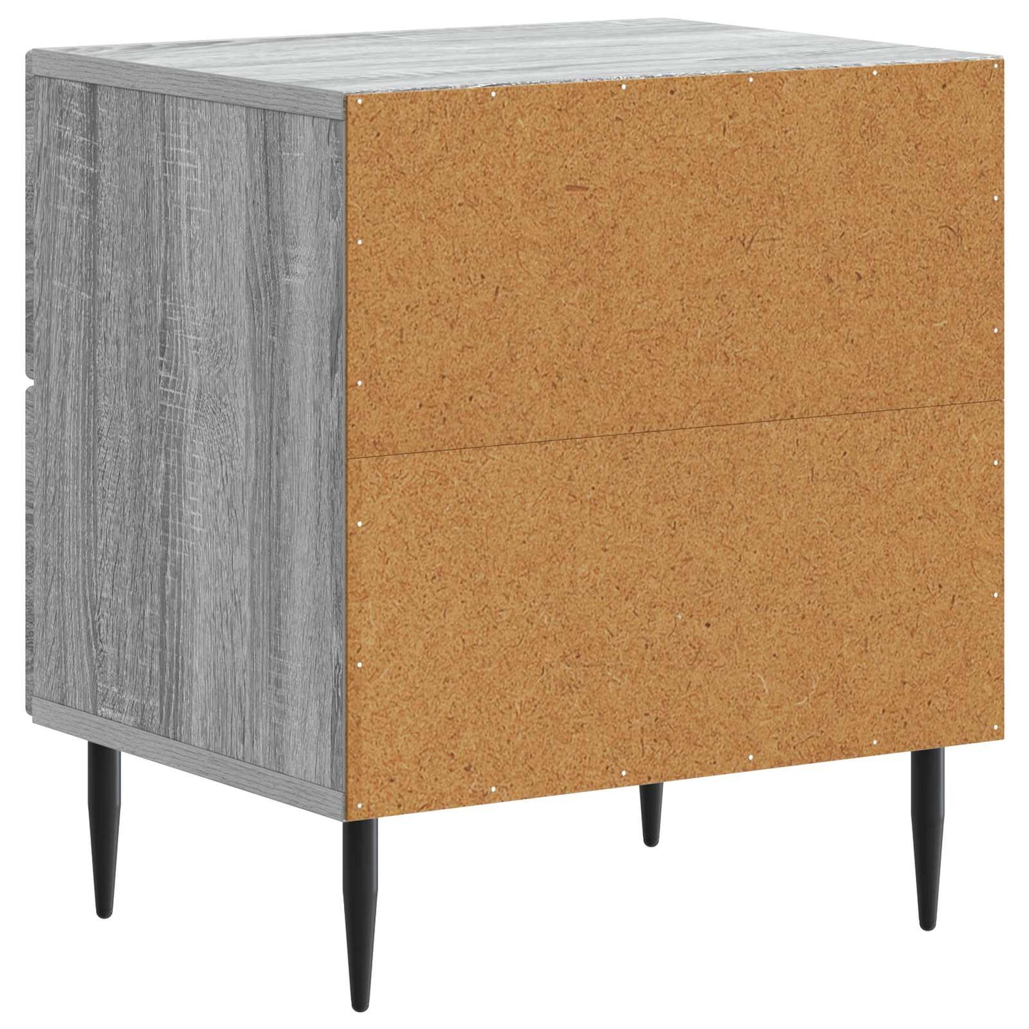Nattbordskap Grå sonoma 43 x 34,5 x 47,5 cm Konstruert tre