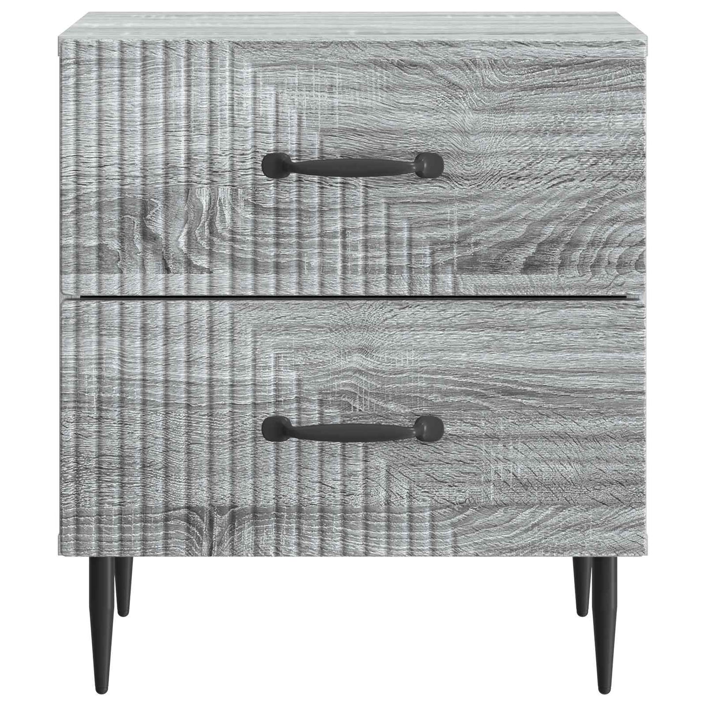Nattbordskap Grå sonoma 43 x 34,5 x 47,5 cm Konstruert tre
