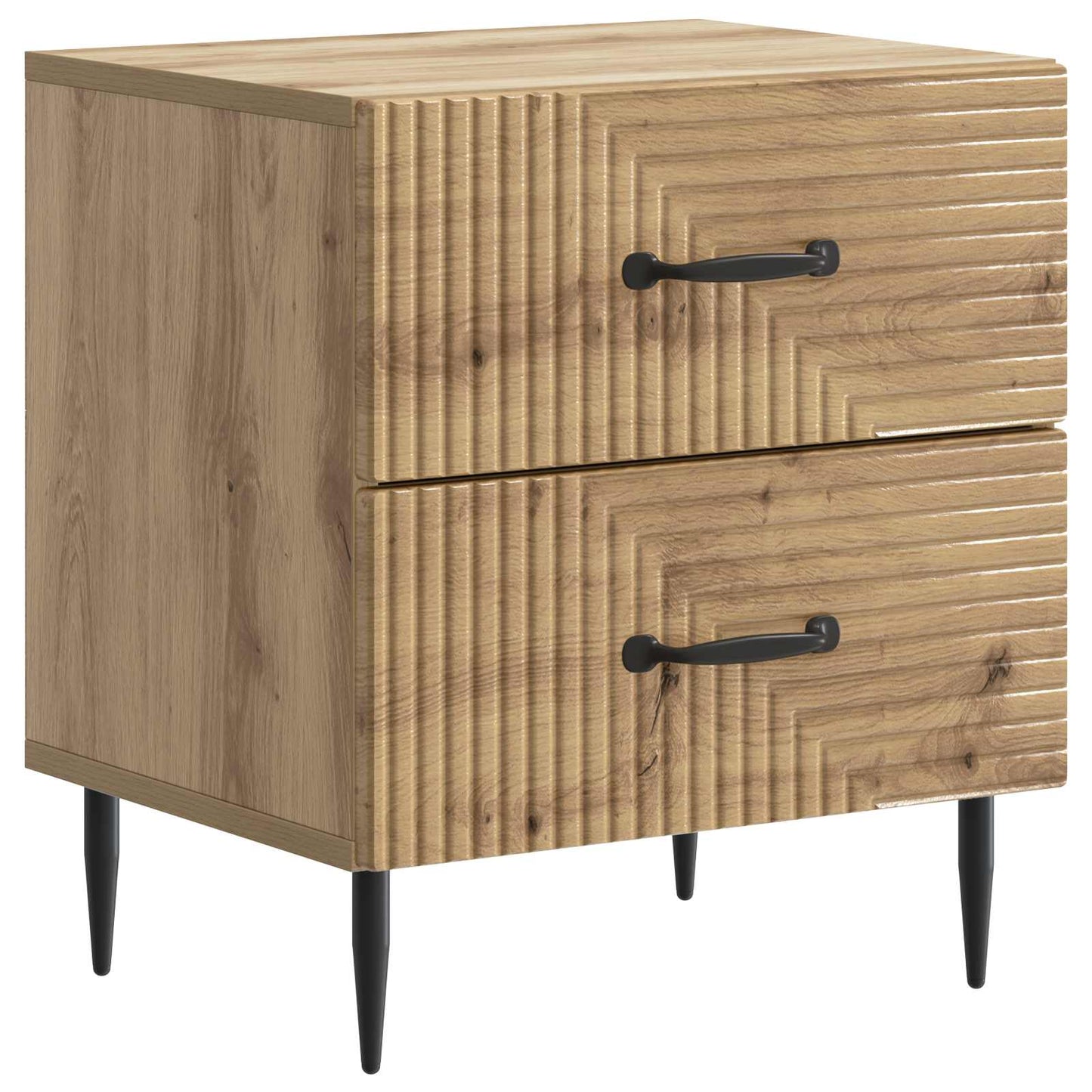 Nattbordskap Artisan eik 43 x 34,5 x 47,5 cm Konstruert tre