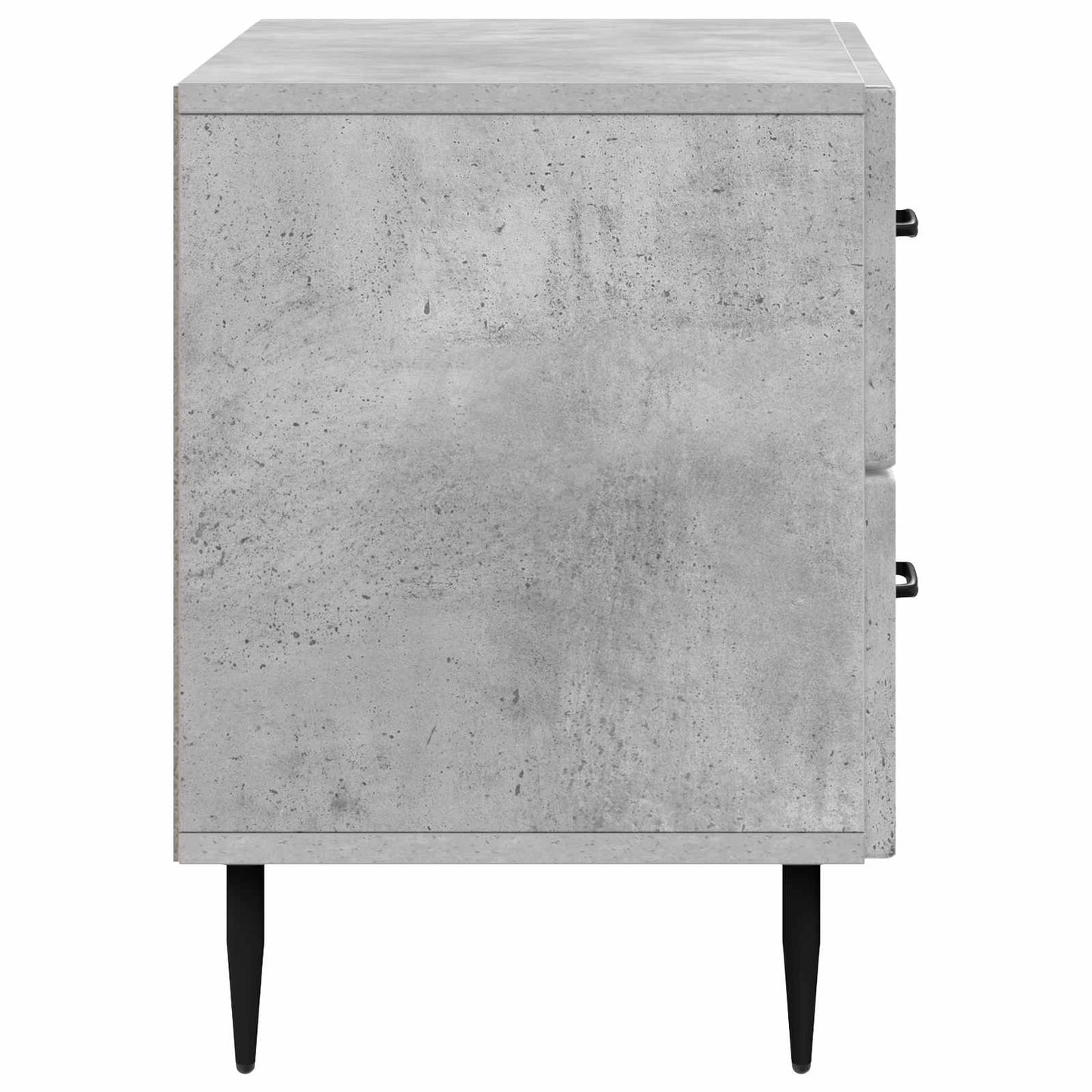 Nattbordskap Betonggrå 62 x 34,5 x 47,5 cm Konstruert tre