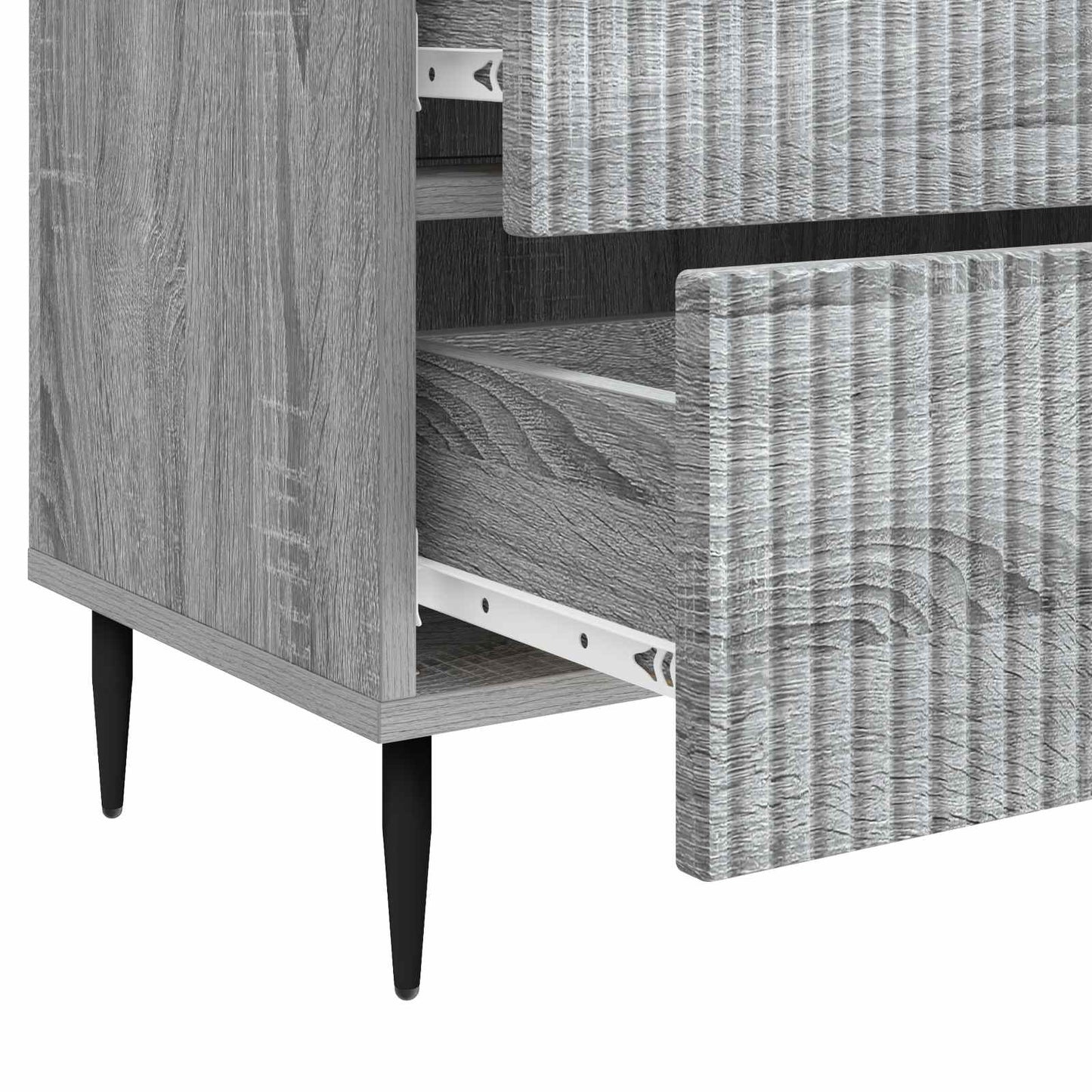 Nattbordskap Grå sonoma 62 x 34,5 x 47,5 cm Konstruert tre