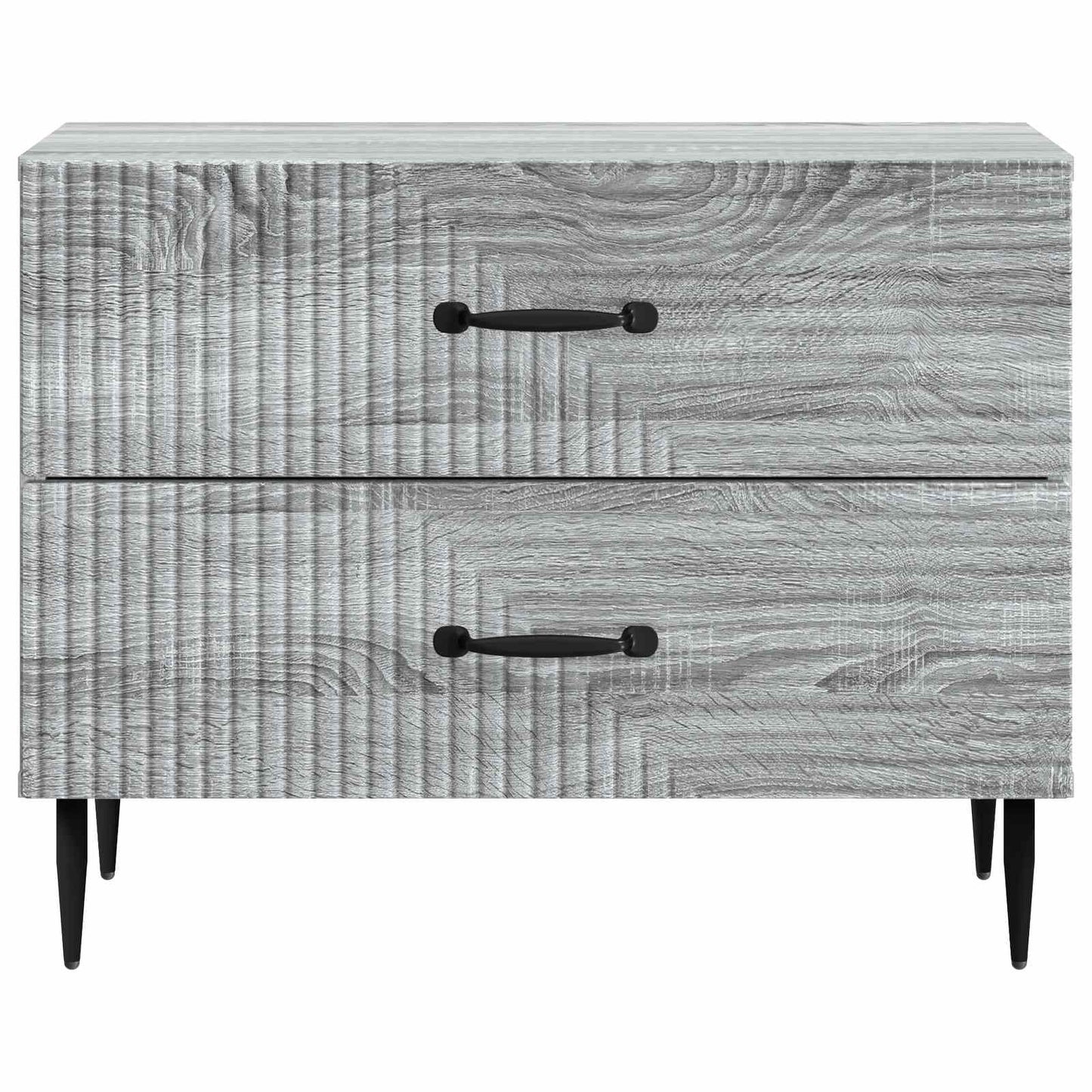 Nattbordskap Grå sonoma 62 x 34,5 x 47,5 cm Konstruert tre