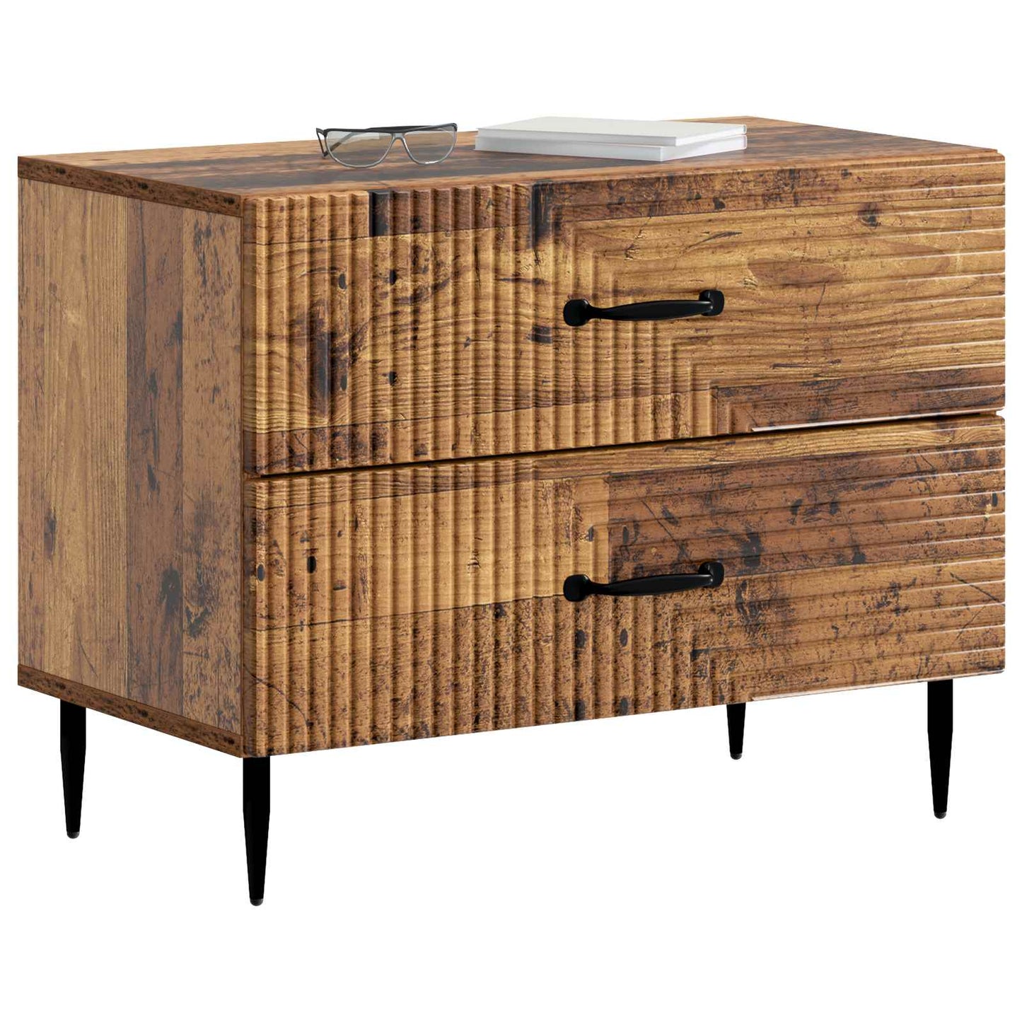 Nattbordskap Gammelt tre 62 x 34,5 x 47,5 cm Konstruert tre