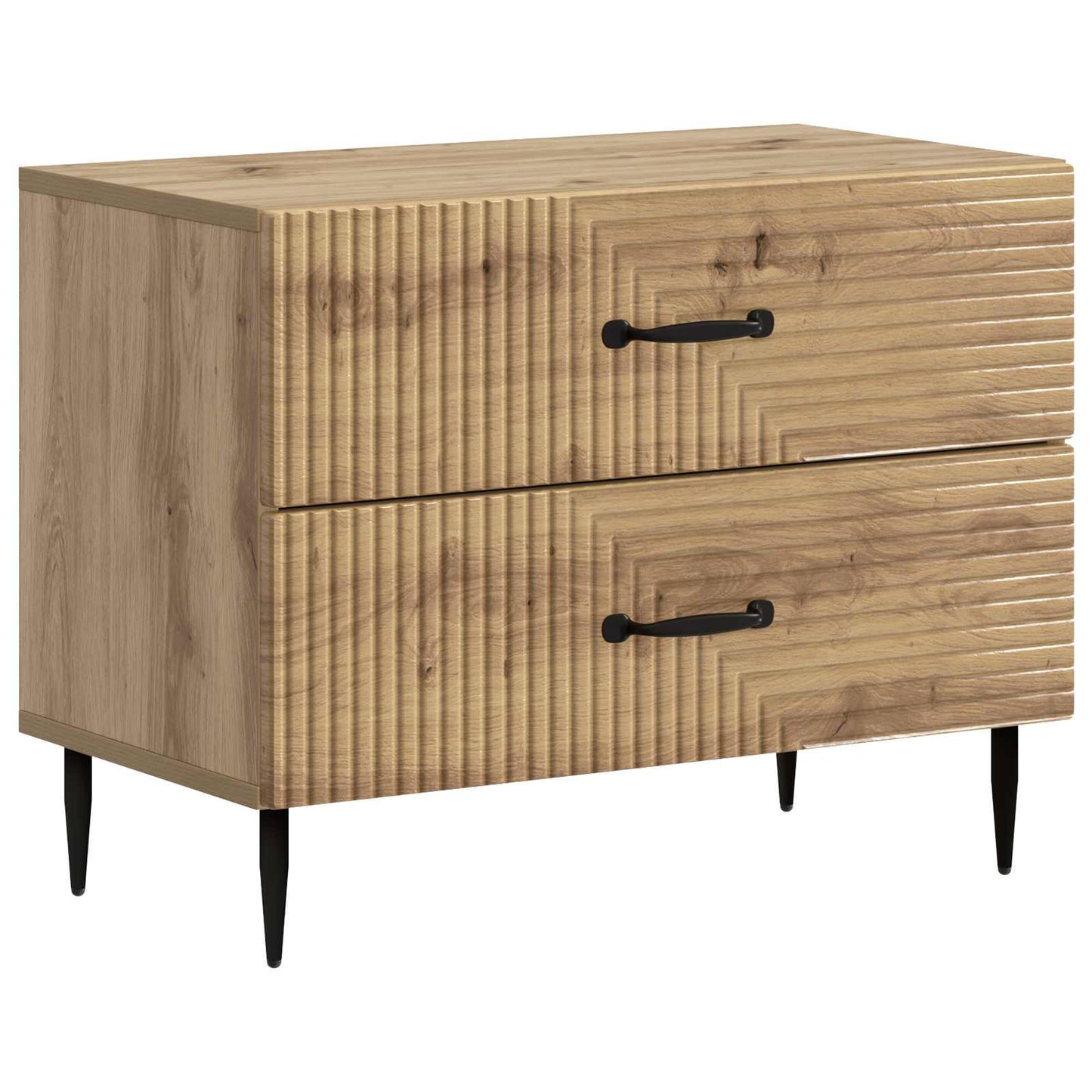 Nattbordskap Artisan eik 62 x 34,5 x 47,5 cm Konstruert tre