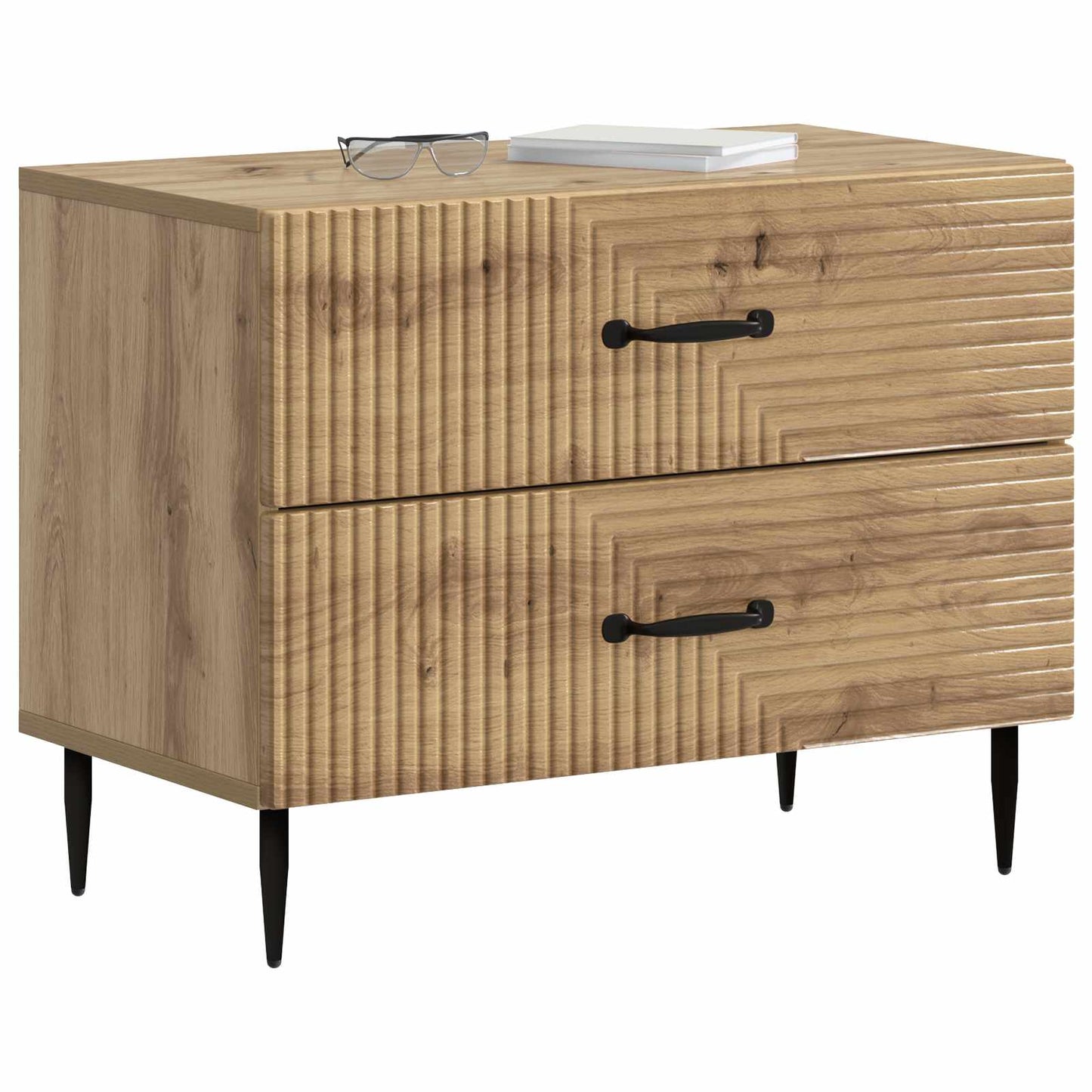 Nattbordskap Artisan eik 62 x 34,5 x 47,5 cm Konstruert tre